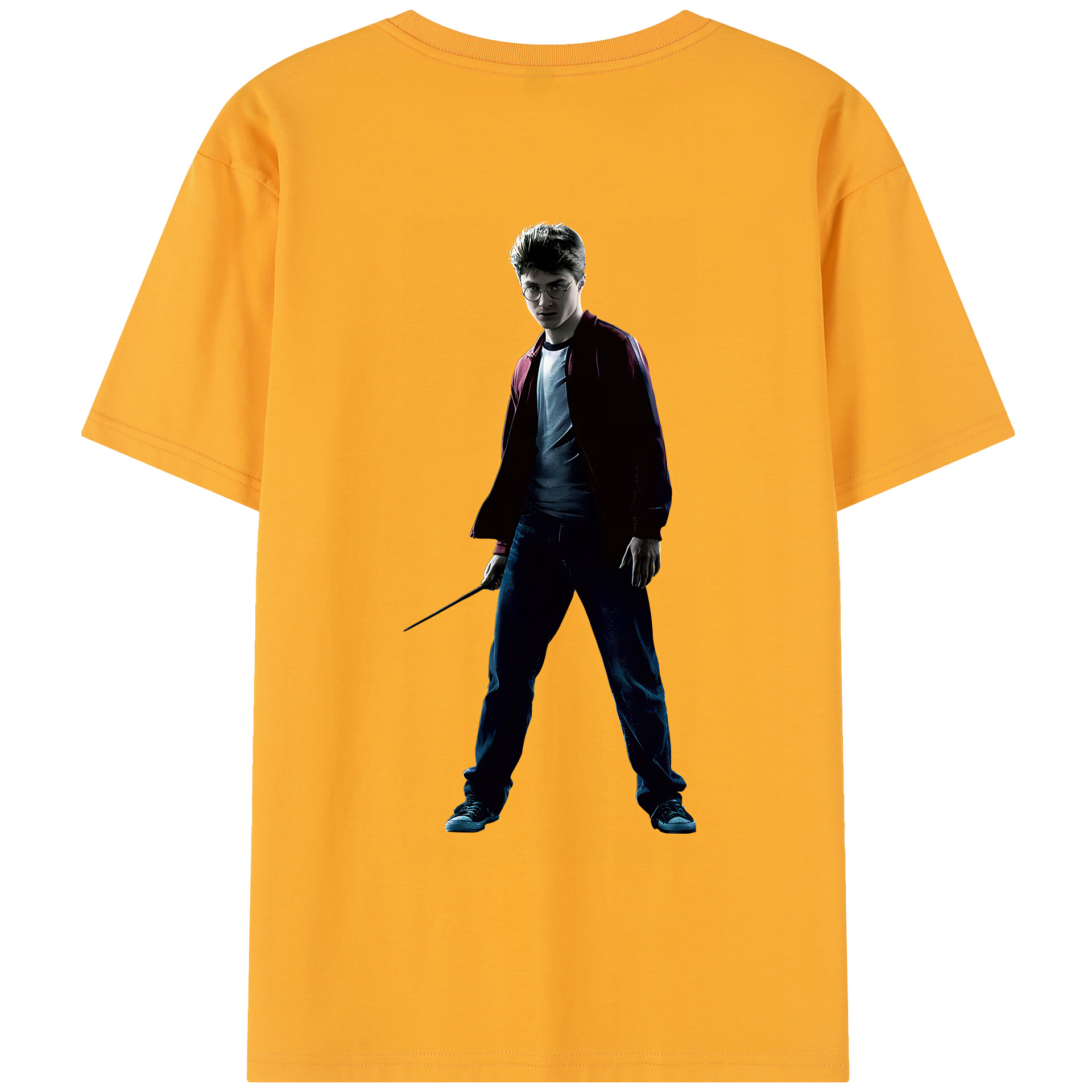 （画像用） Harry Potter ハリー・ポッターシリーズ 綿100％半袖Tシャツ（背面プリント）