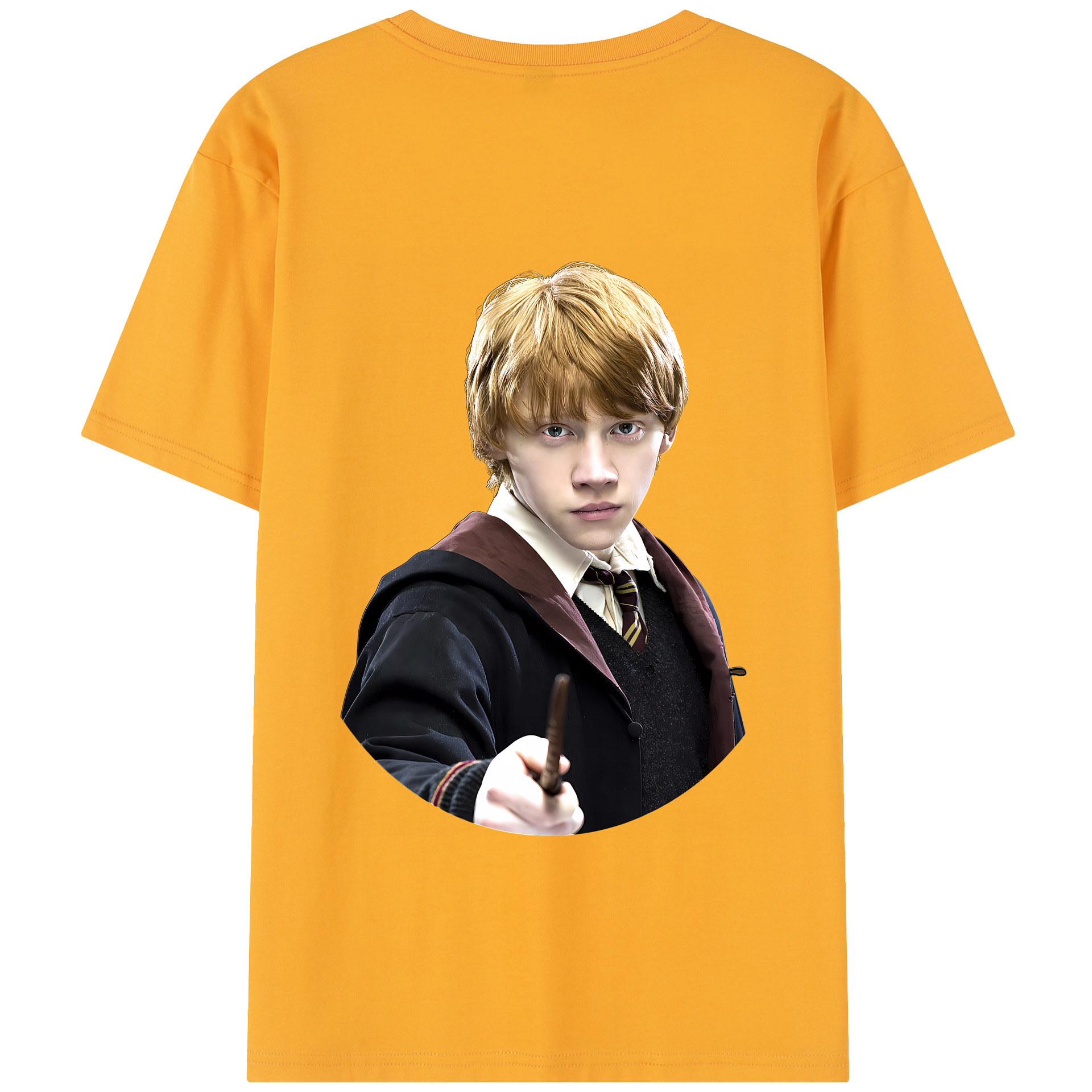 （画像用） Harry Potter ハリー・ポッターシリーズ 綿100％半袖Tシャツ（背面プリント）