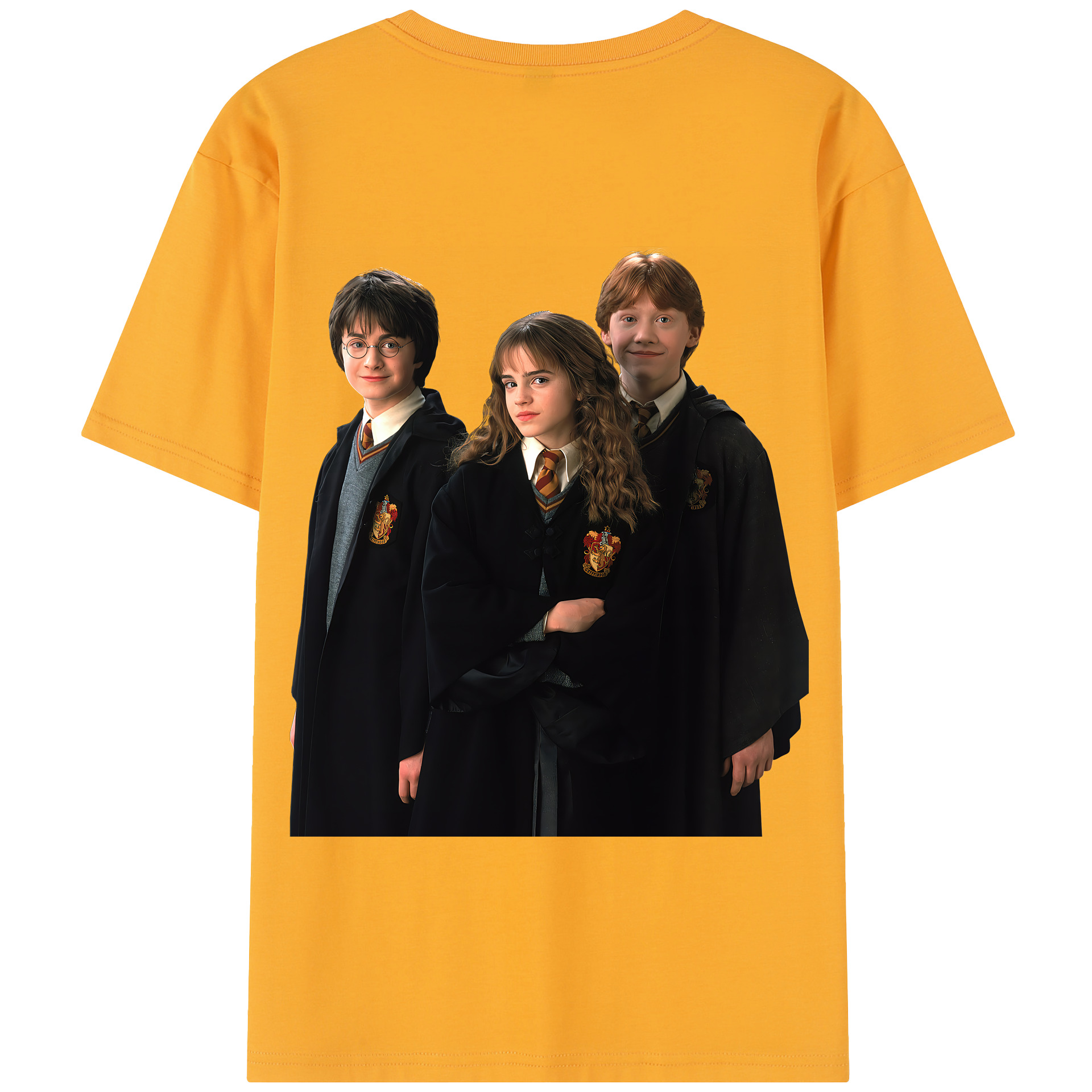 （画像用） Harry Potter ハリー・ポッターシリーズ 綿100％半袖Tシャツ（背面プリント）