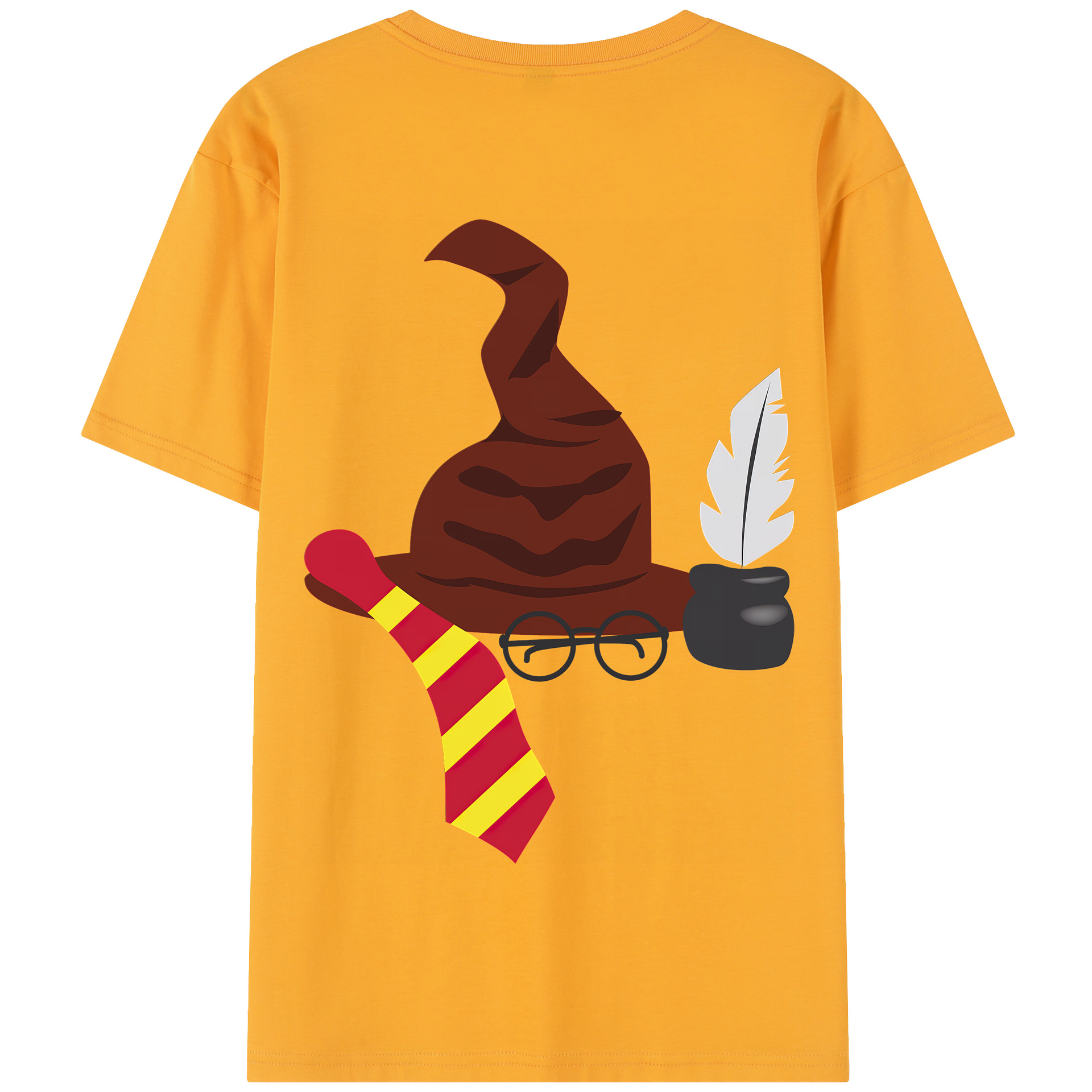 （画像用） Harry Potter ハリー・ポッターシリーズ 綿100％半袖Tシャツ（背面プリント）