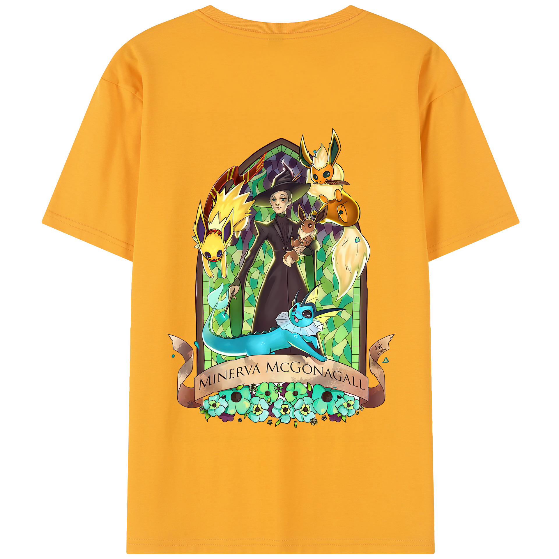 （画像用） Harry Potter ハリー・ポッターシリーズ 綿100％半袖Tシャツ（背面プリント）