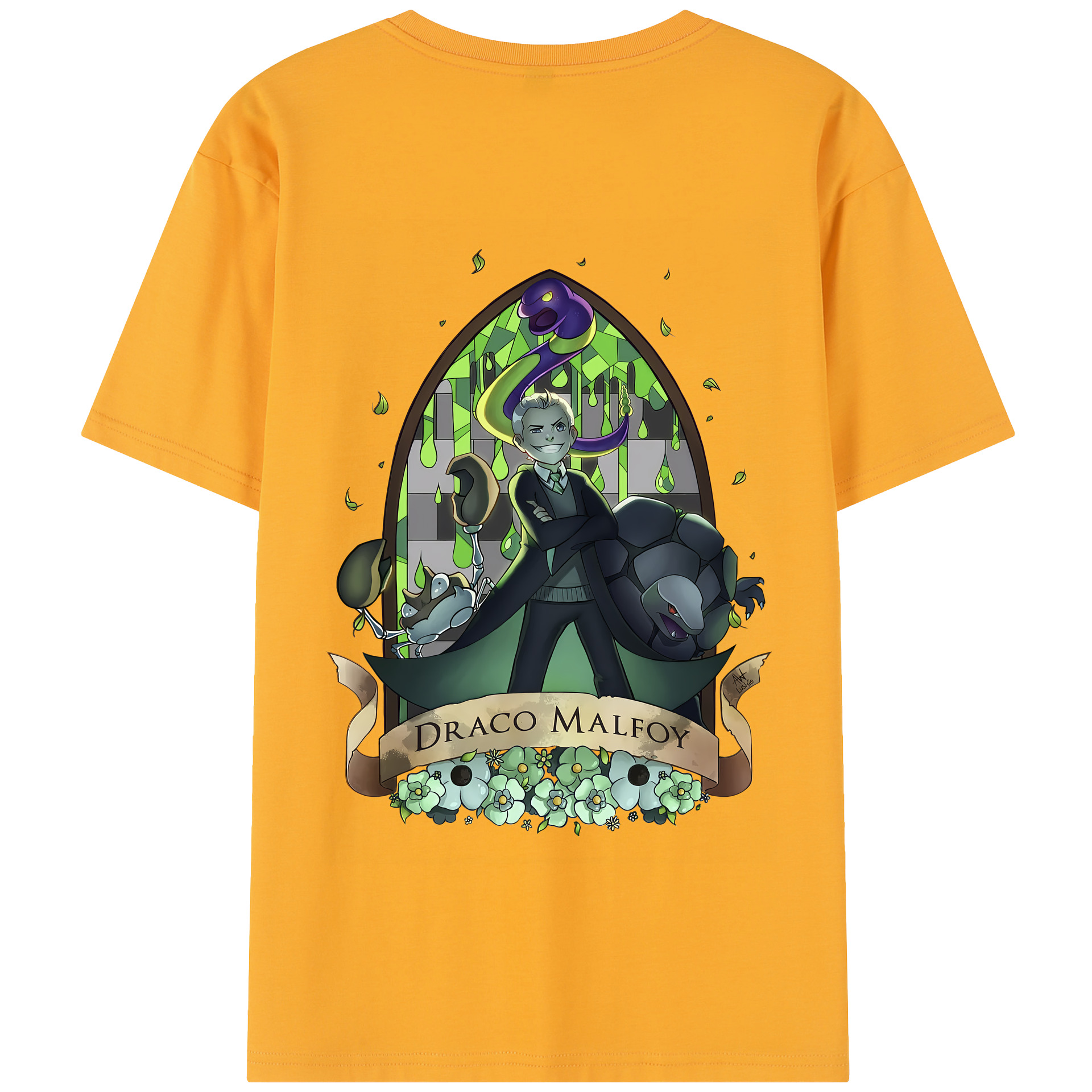 （画像用） Harry Potter ハリー・ポッターシリーズ 綿100％半袖Tシャツ（背面プリント）