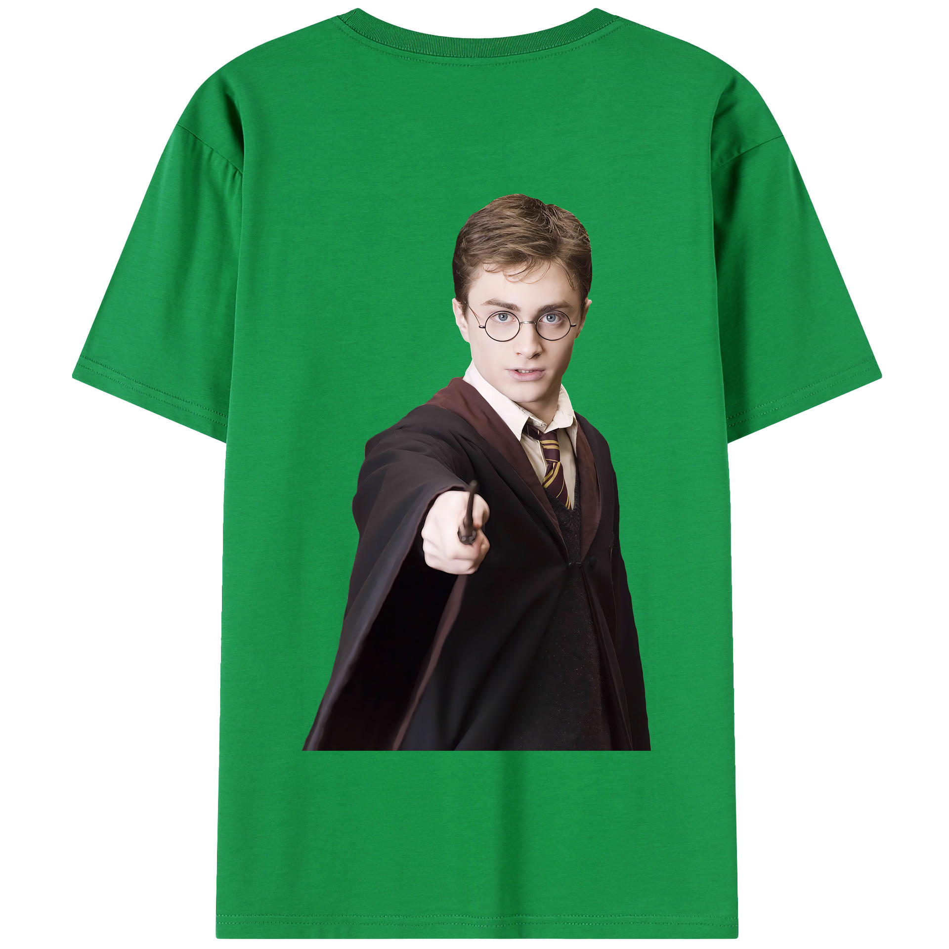 （画像用） Harry Potter ハリー・ポッターシリーズ 綿100％半袖Tシャツ（背面プリント）