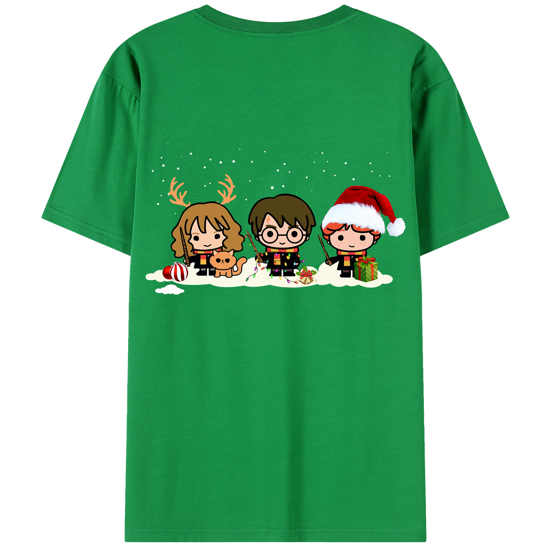（画像用） Harry Potter ハリー・ポッターシリーズ 綿100％半袖Tシャツ（背面プリント）