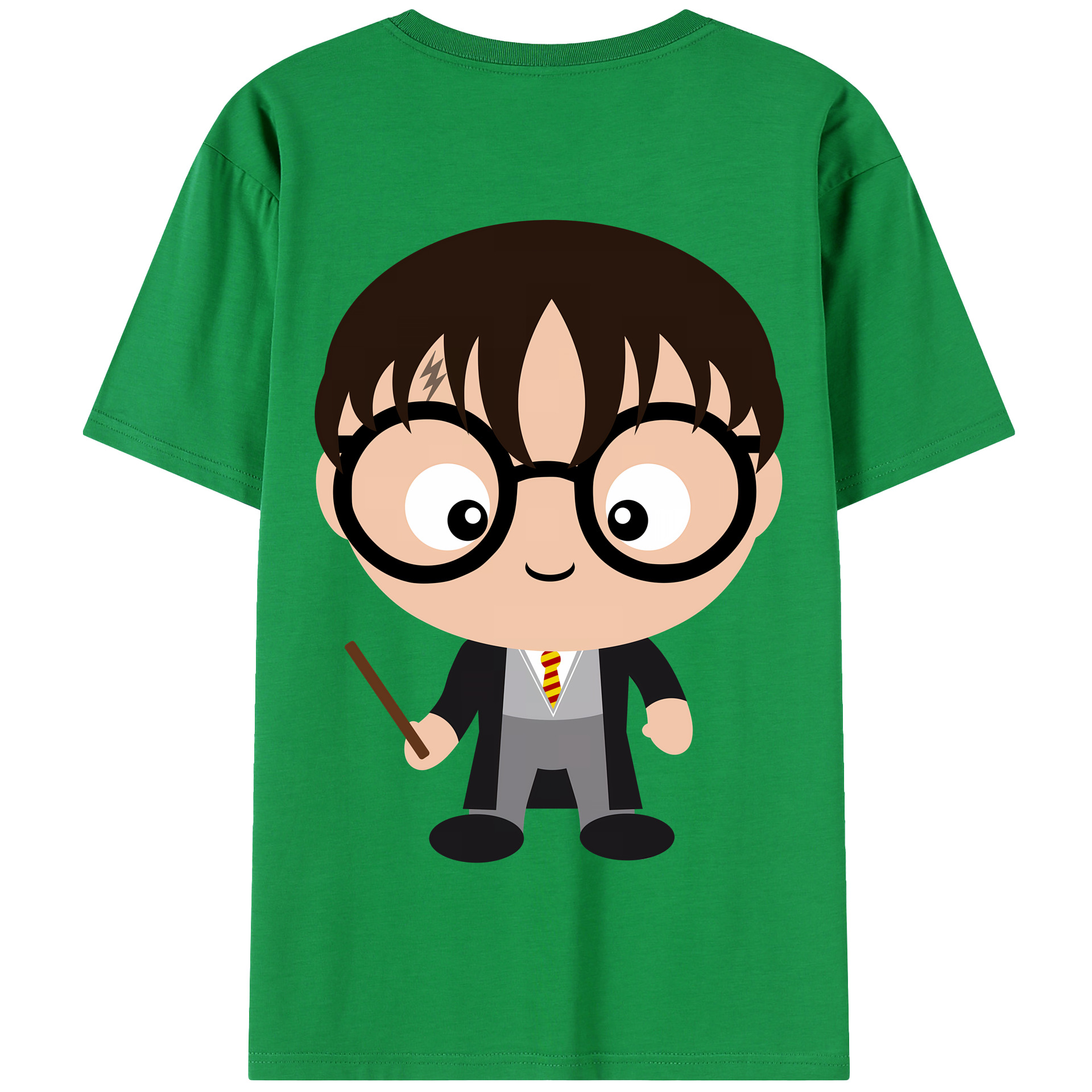 （画像用） Harry Potter ハリー・ポッターシリーズ 綿100％半袖Tシャツ（背面プリント）