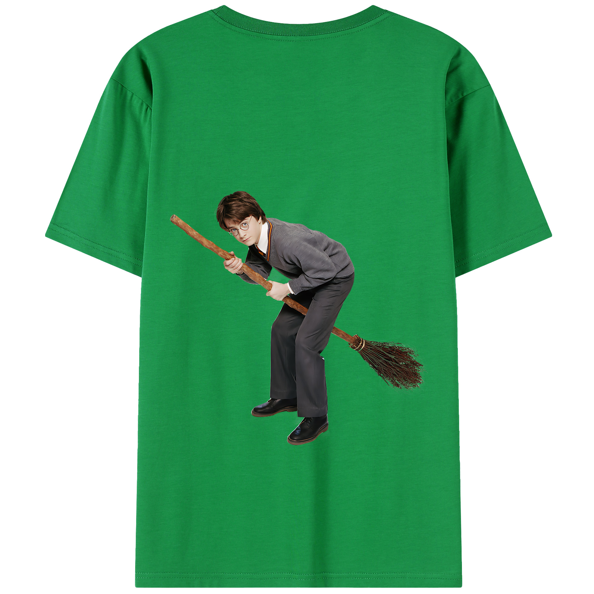 （画像用） Harry Potter ハリー・ポッターシリーズ 綿100％半袖Tシャツ（背面プリント）
