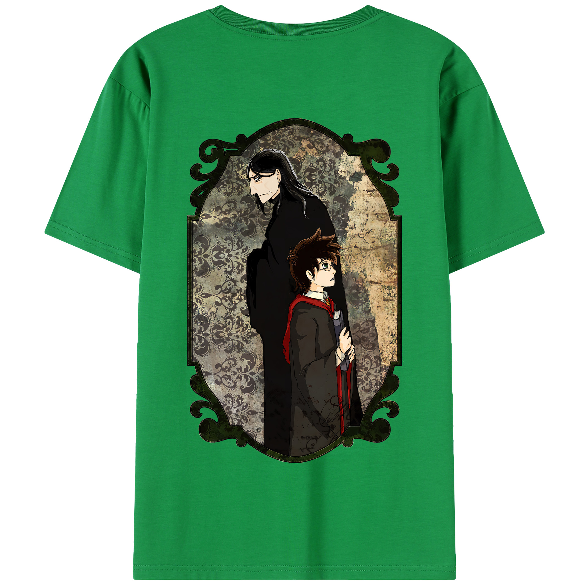 （画像用） Harry Potter ハリー・ポッターシリーズ 綿100％半袖Tシャツ（背面プリント）