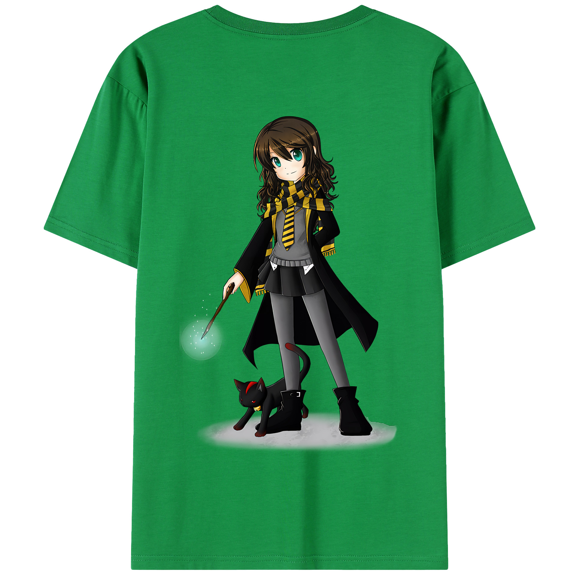 （画像用） Harry Potter ハリー・ポッターシリーズ 綿100％半袖Tシャツ（背面プリント）