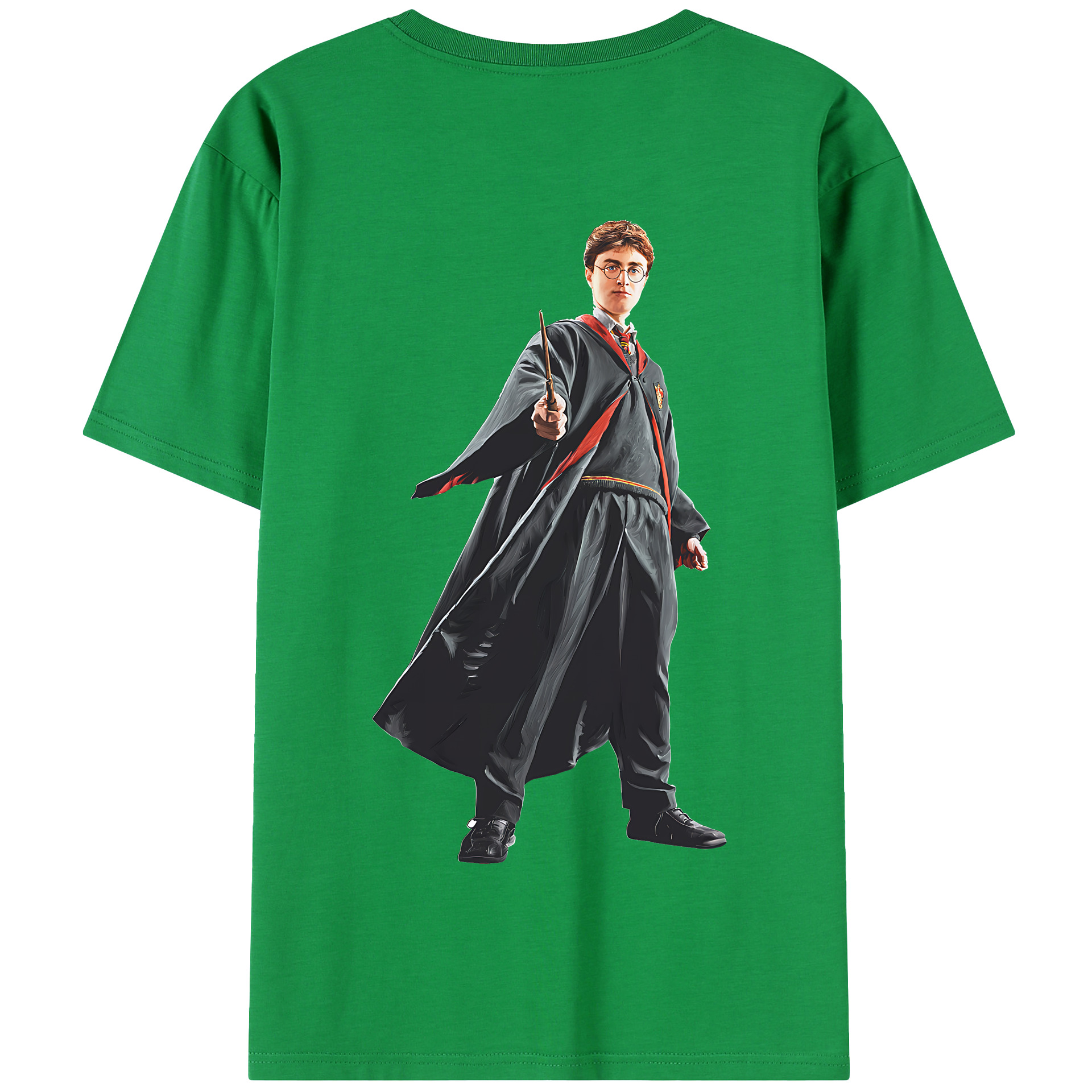 （画像用） Harry Potter ハリー・ポッターシリーズ 綿100％半袖Tシャツ（背面プリント）
