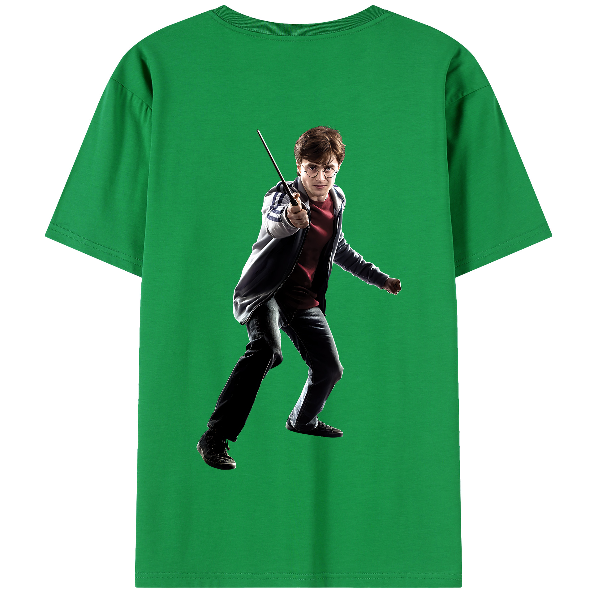 （画像用） Harry Potter ハリー・ポッターシリーズ 綿100％半袖Tシャツ（背面プリント）