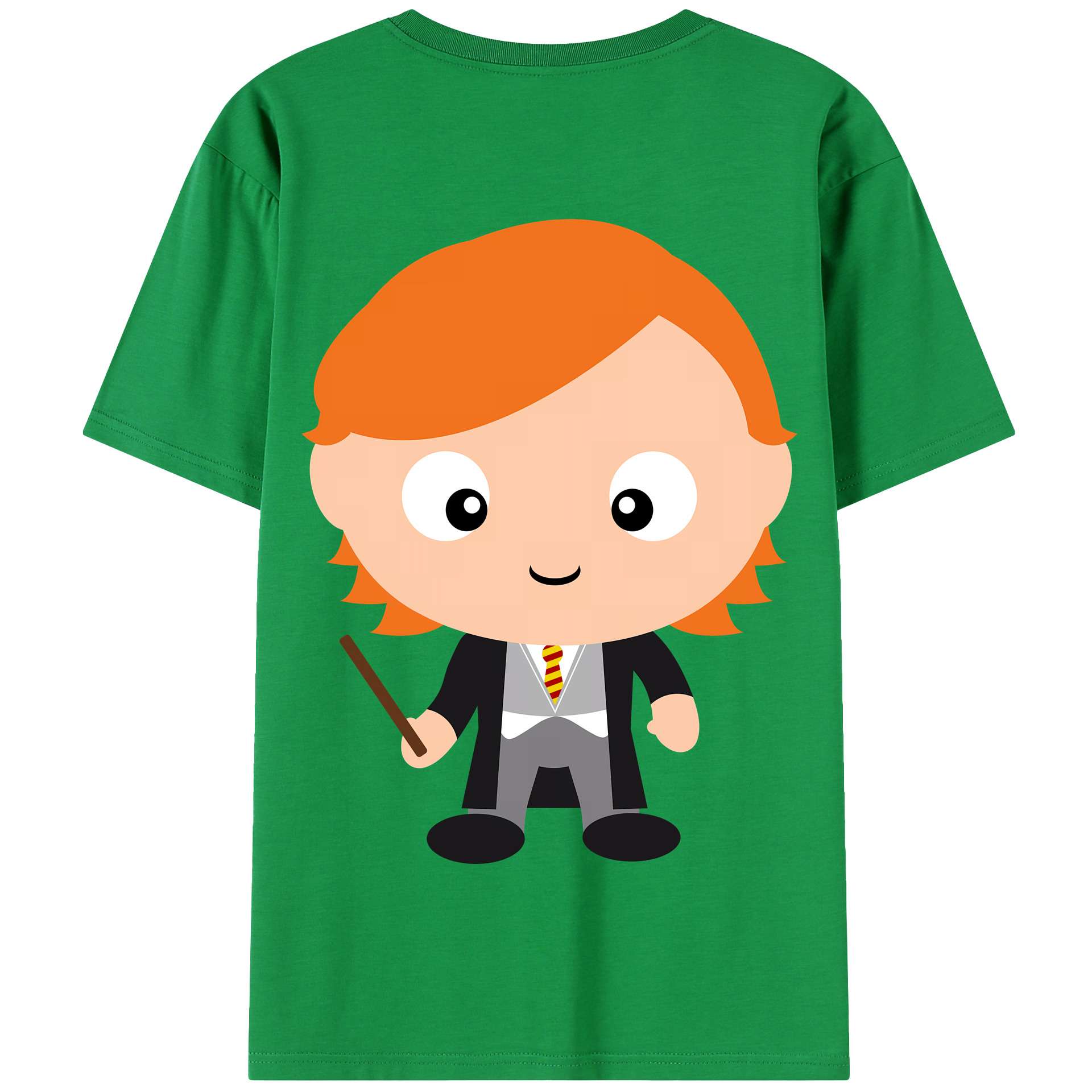 （画像用） Harry Potter ハリー・ポッターシリーズ 綿100％半袖Tシャツ（背面プリント）
