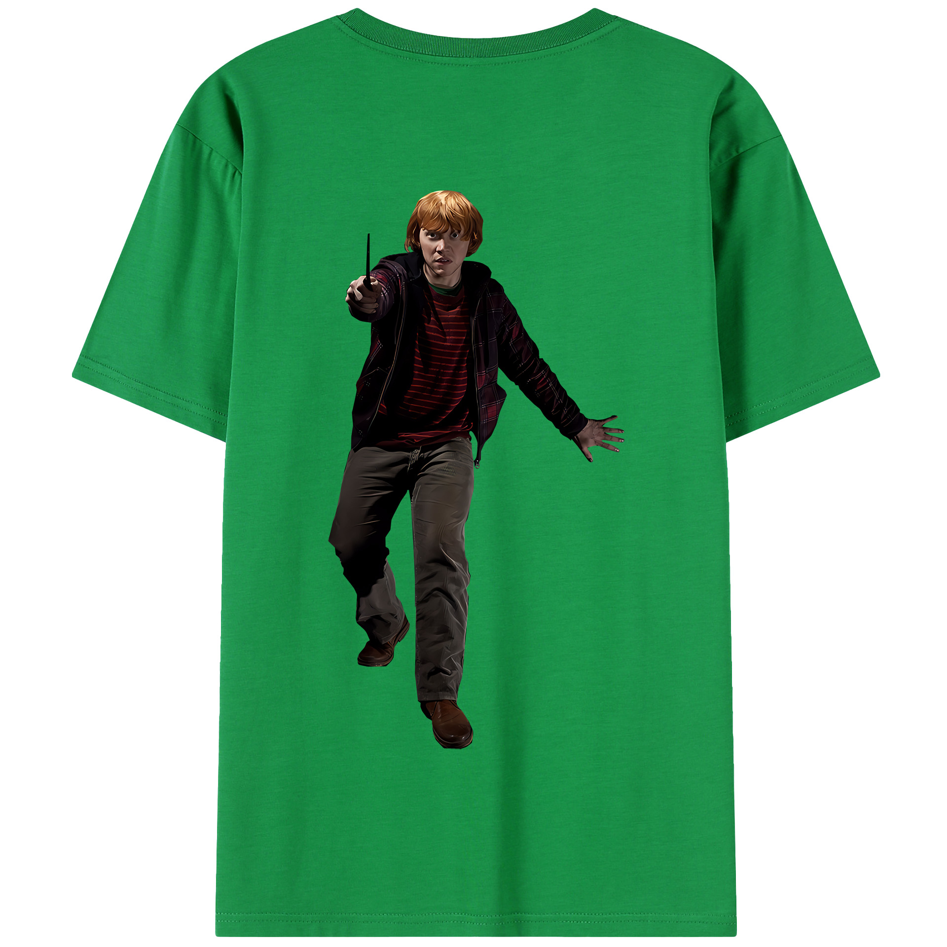 （画像用） Harry Potter ハリー・ポッターシリーズ 綿100％半袖Tシャツ（背面プリント）