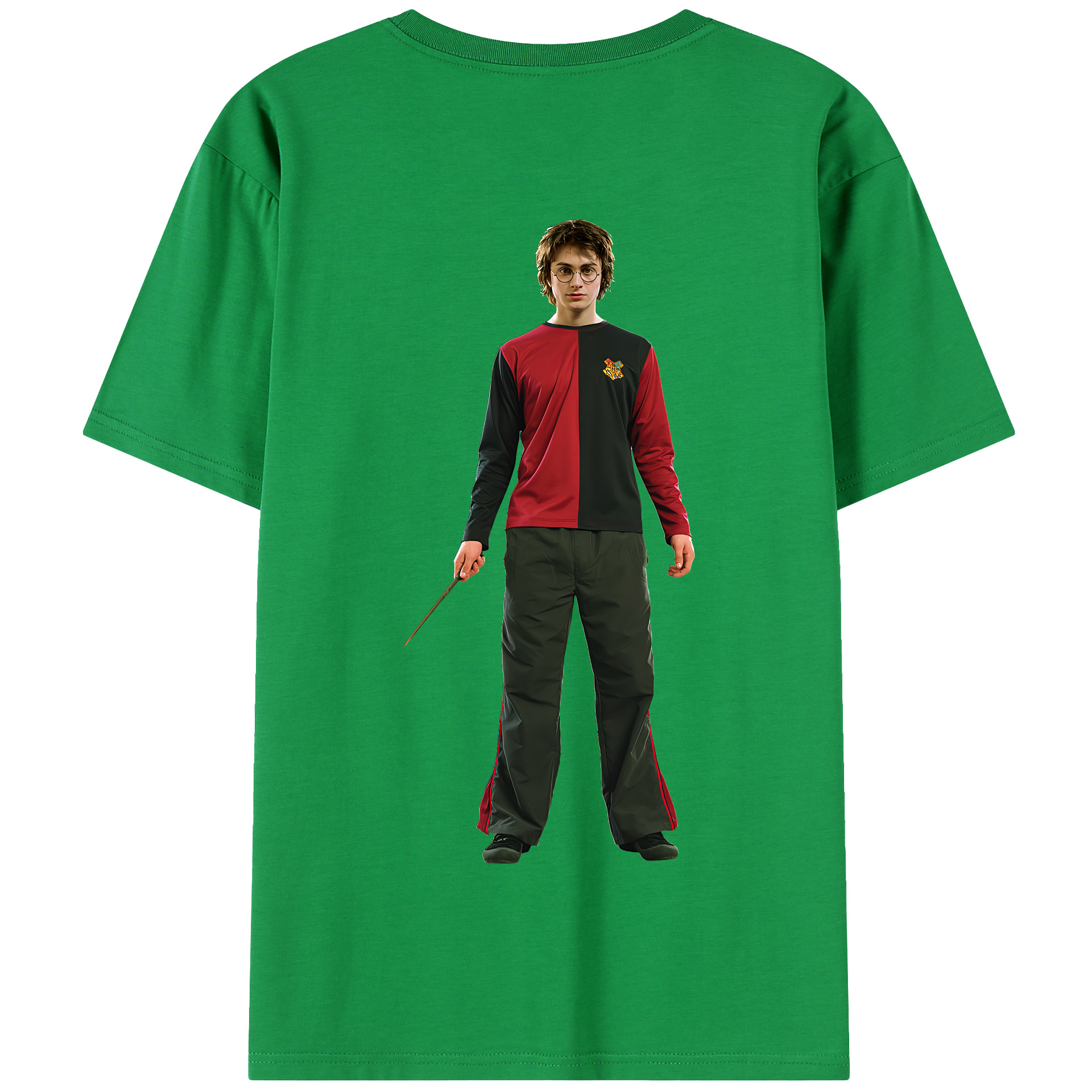 （画像用） Harry Potter ハリー・ポッターシリーズ 綿100％半袖Tシャツ（背面プリント）