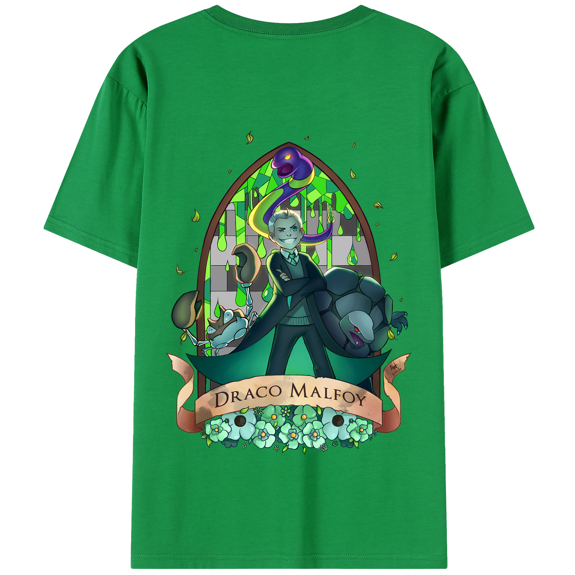 （画像用） Harry Potter ハリー・ポッターシリーズ 綿100％半袖Tシャツ（背面プリント）