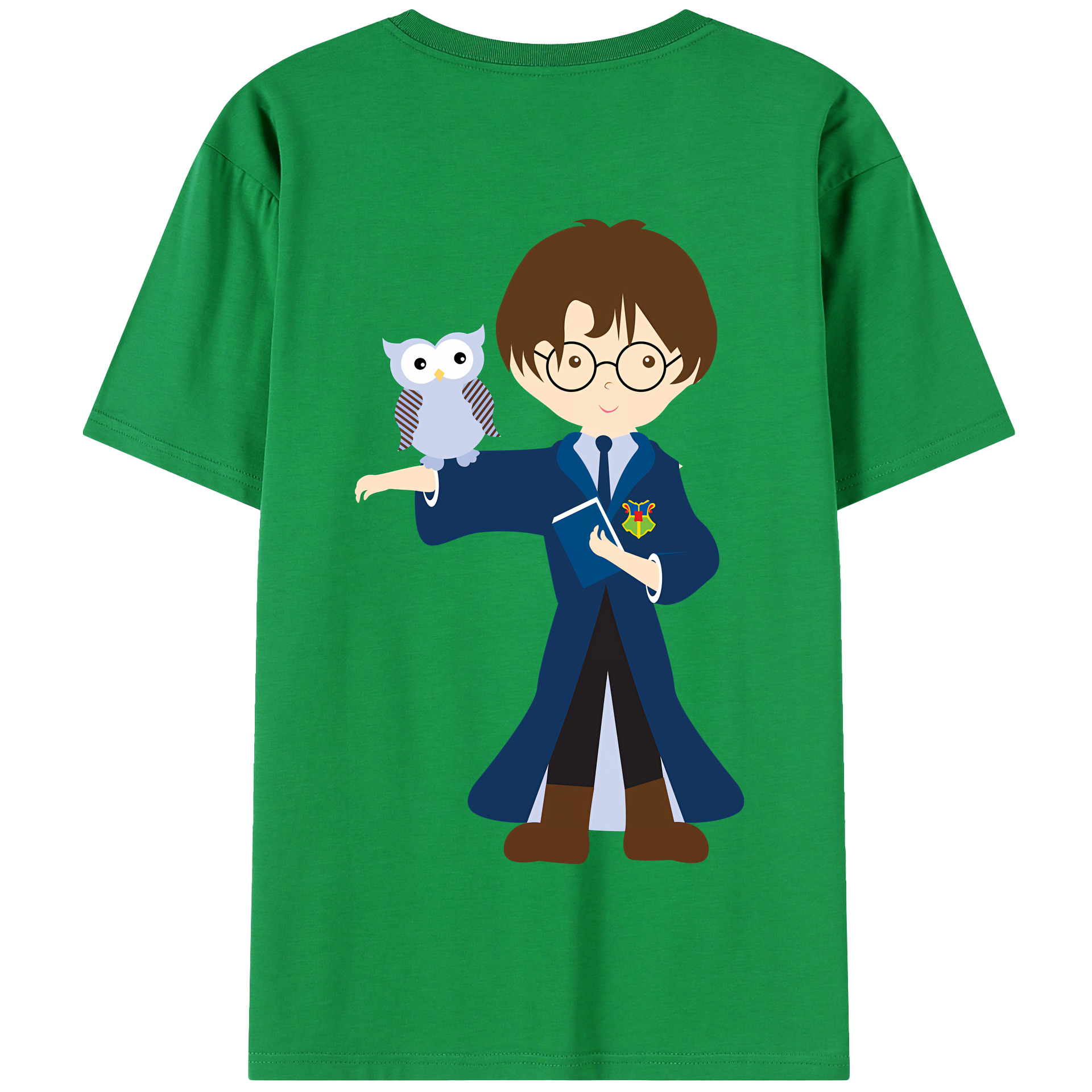 （画像用） Harry Potter ハリー・ポッターシリーズ 綿100％半袖Tシャツ（背面プリント）