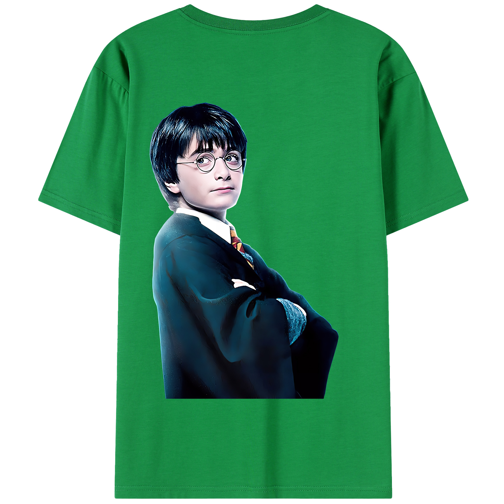 （画像用） Harry Potter ハリー・ポッターシリーズ 綿100％半袖Tシャツ（背面プリント）