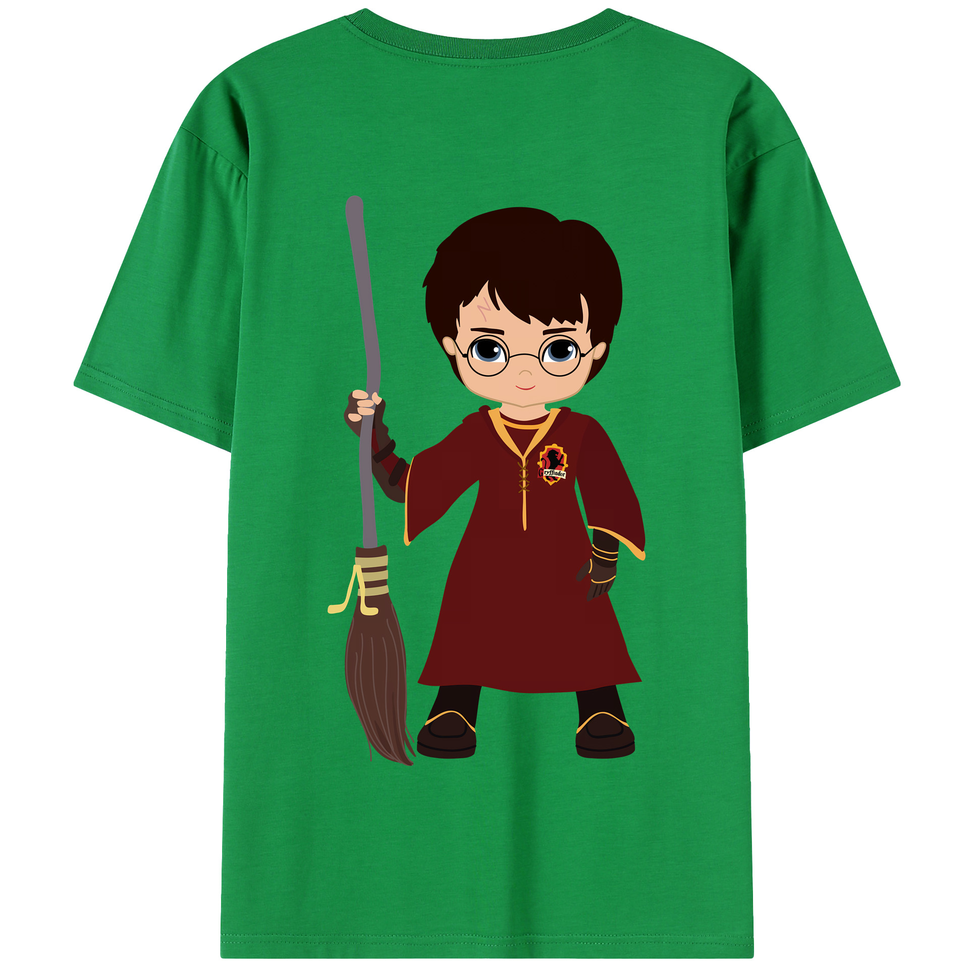 （画像用） Harry Potter ハリー・ポッターシリーズ 綿100％半袖Tシャツ（背面プリント）