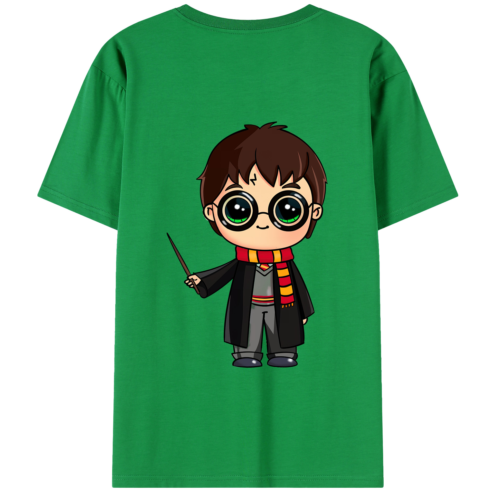 （画像用） Harry Potter ハリー・ポッターシリーズ 綿100％半袖Tシャツ（背面プリント）