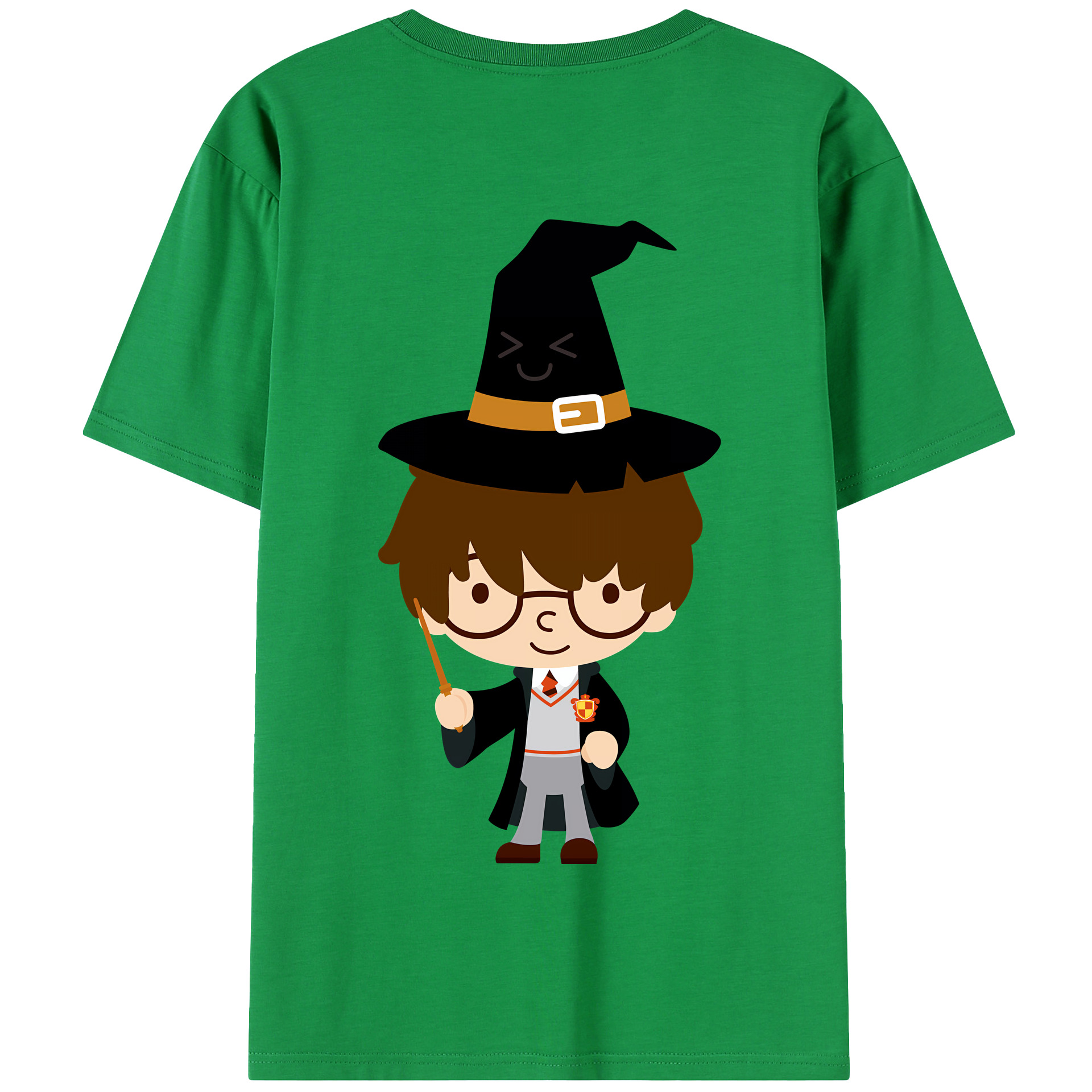 （画像用） Harry Potter ハリー・ポッターシリーズ 綿100％半袖Tシャツ（背面プリント）