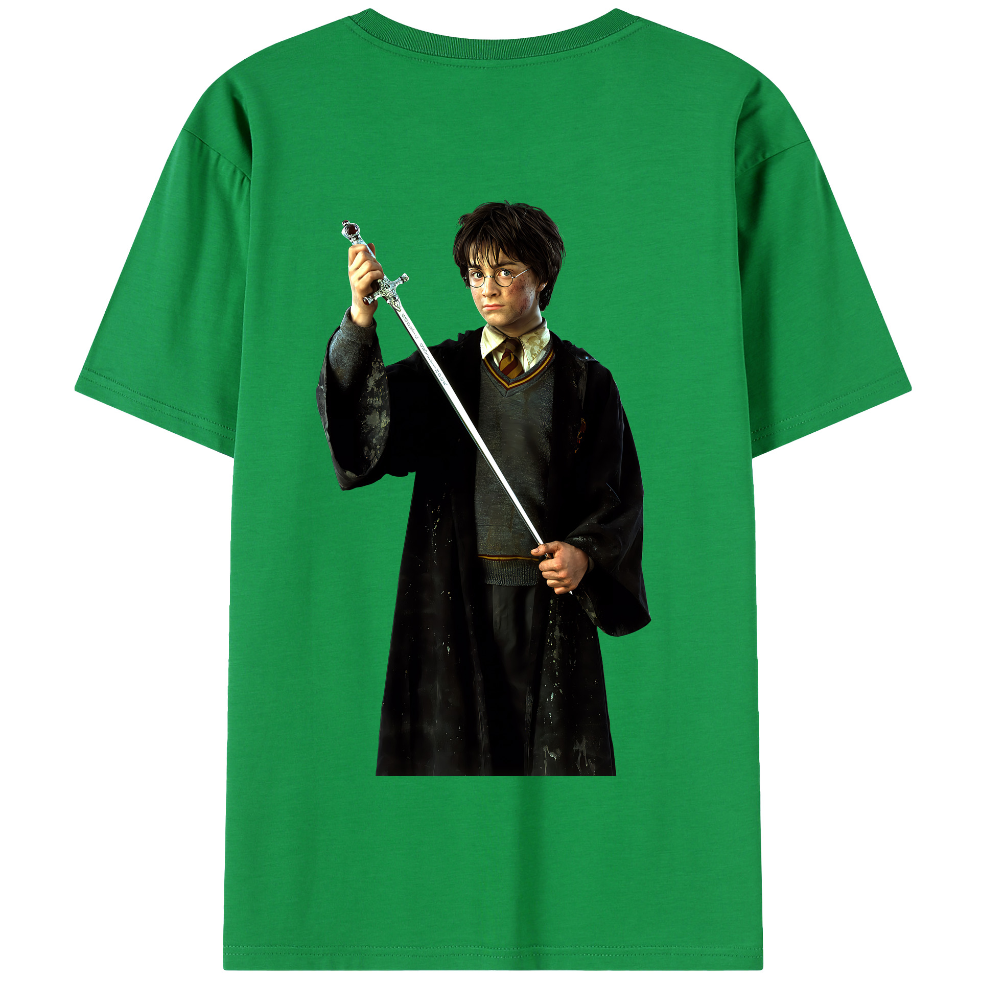（画像用） Harry Potter ハリー・ポッターシリーズ 綿100％半袖Tシャツ（背面プリント）