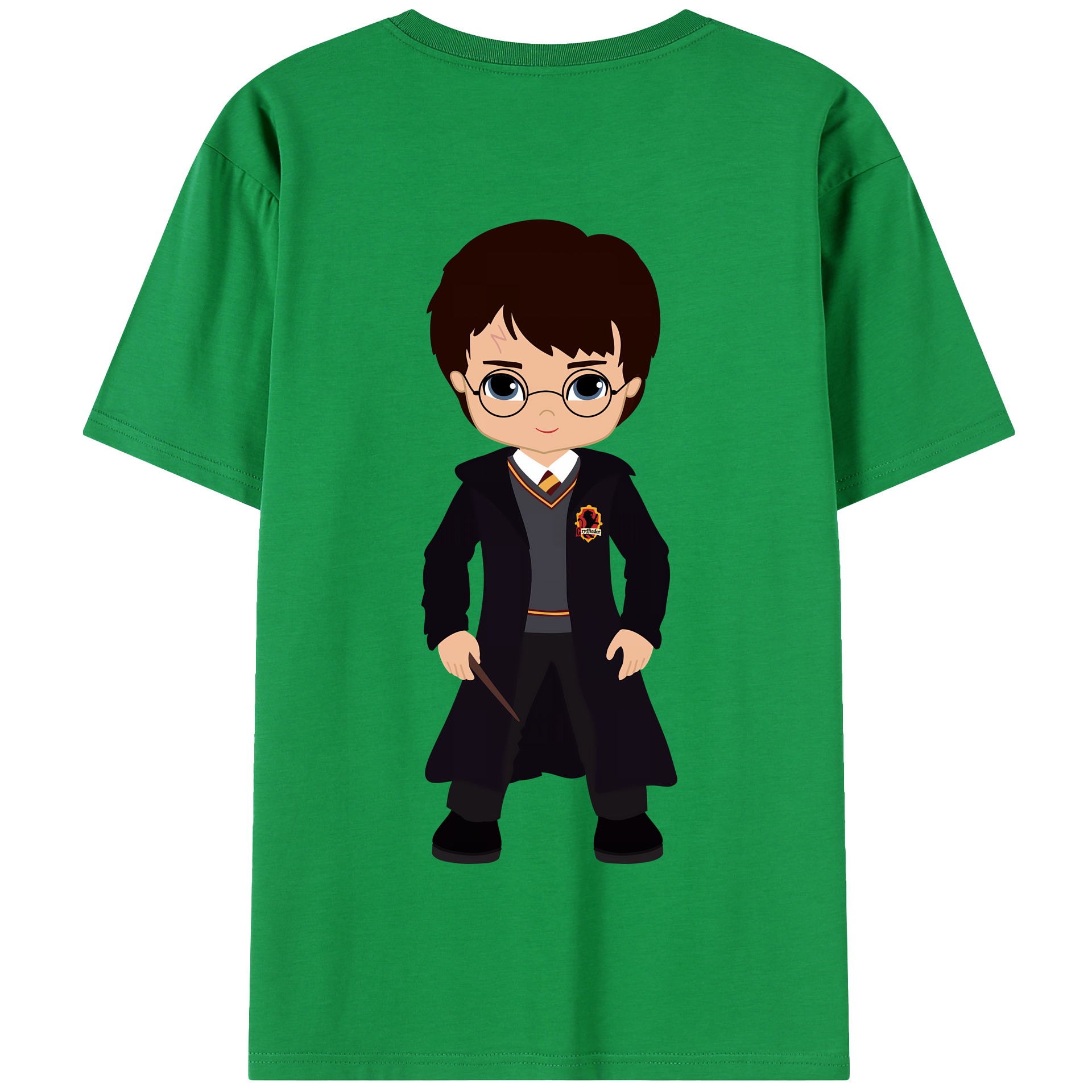 （画像用） Harry Potter ハリー・ポッターシリーズ 綿100％半袖Tシャツ（背面プリント）