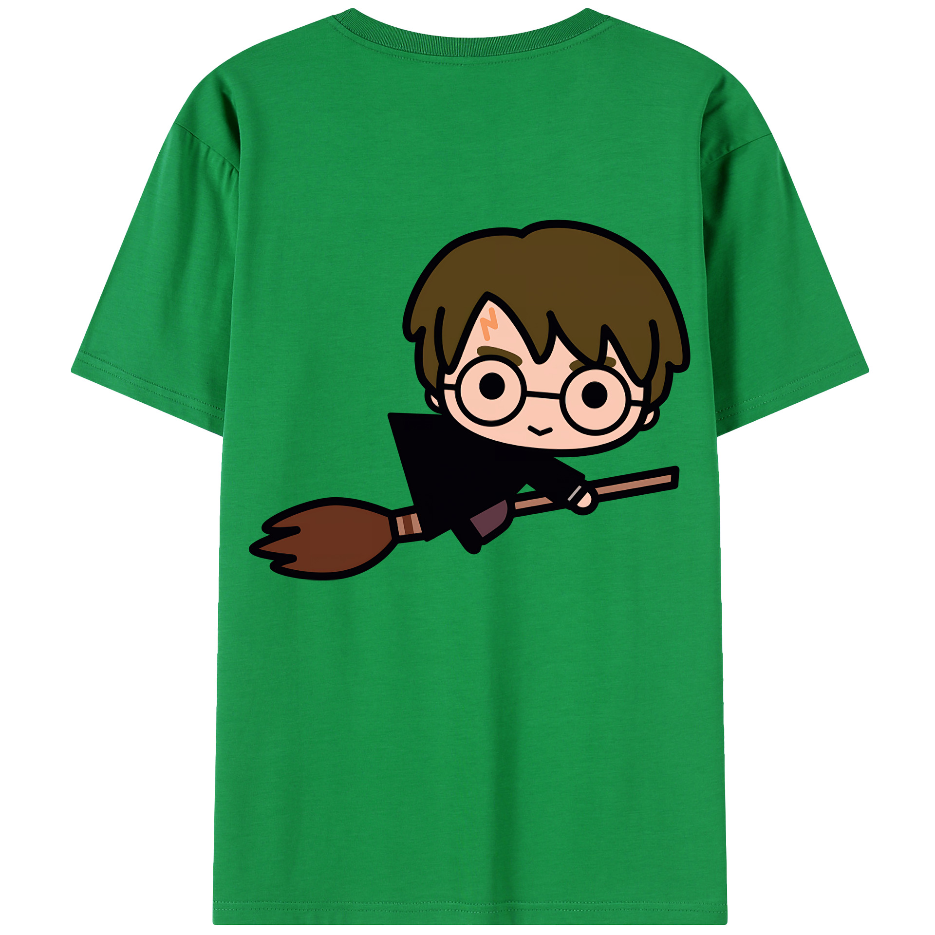 （画像用） Harry Potter ハリー・ポッターシリーズ 綿100％半袖Tシャツ（背面プリント）