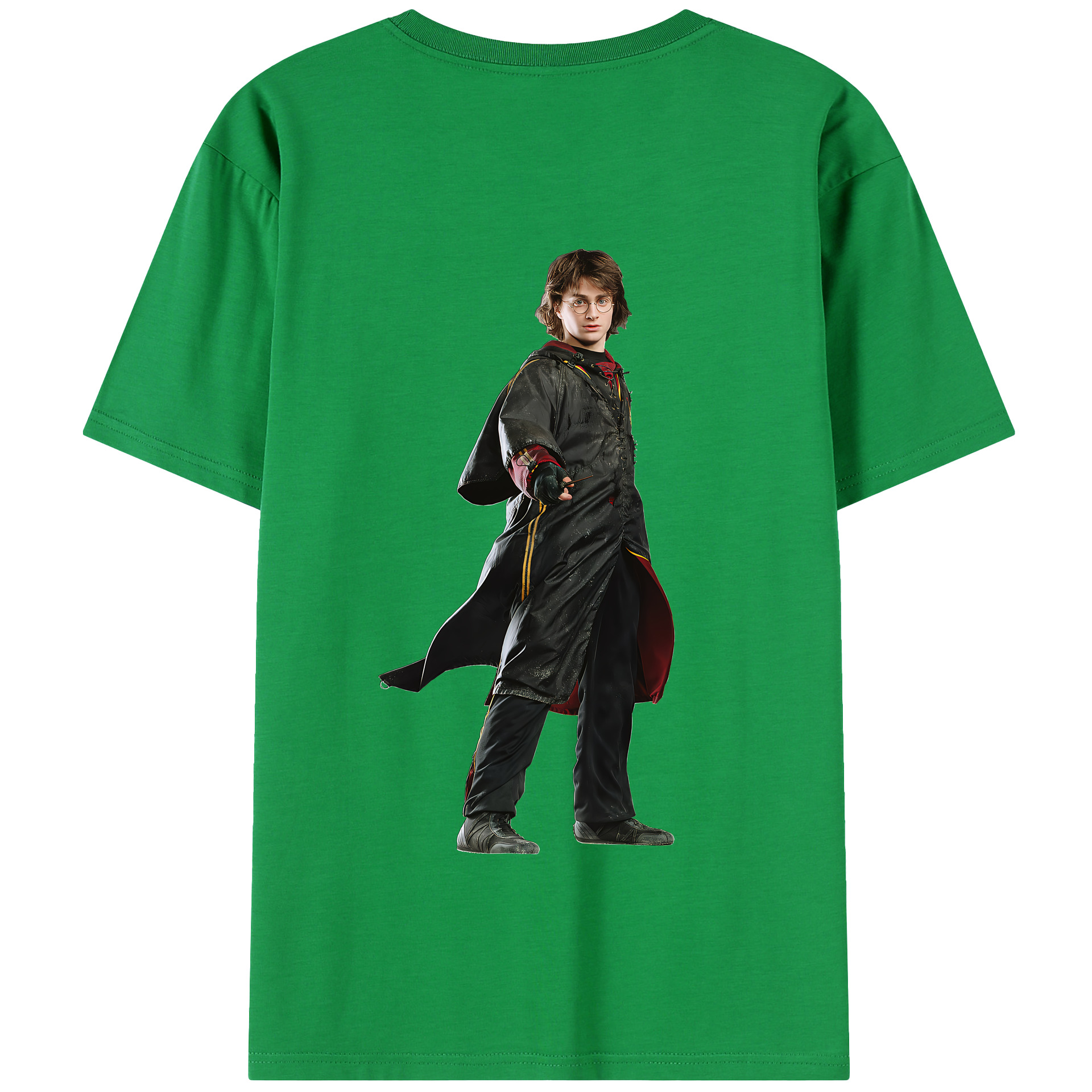 （画像用） Harry Potter ハリー・ポッターシリーズ 綿100％半袖Tシャツ（背面プリント）