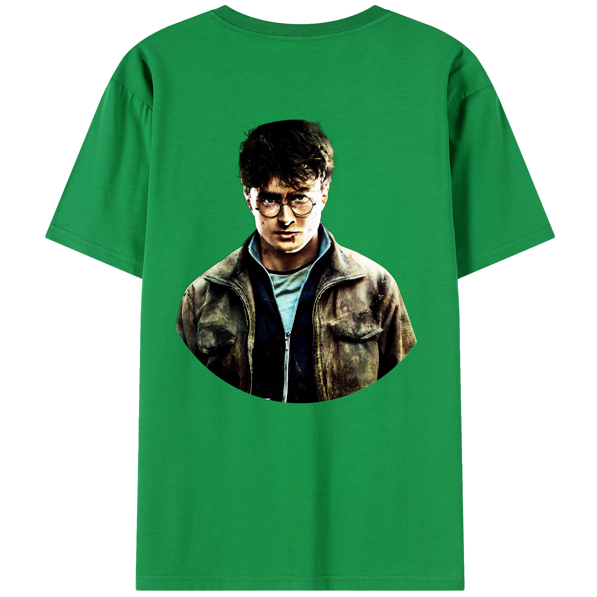 （画像用） Harry Potter ハリー・ポッターシリーズ 綿100％半袖Tシャツ（背面プリント）
