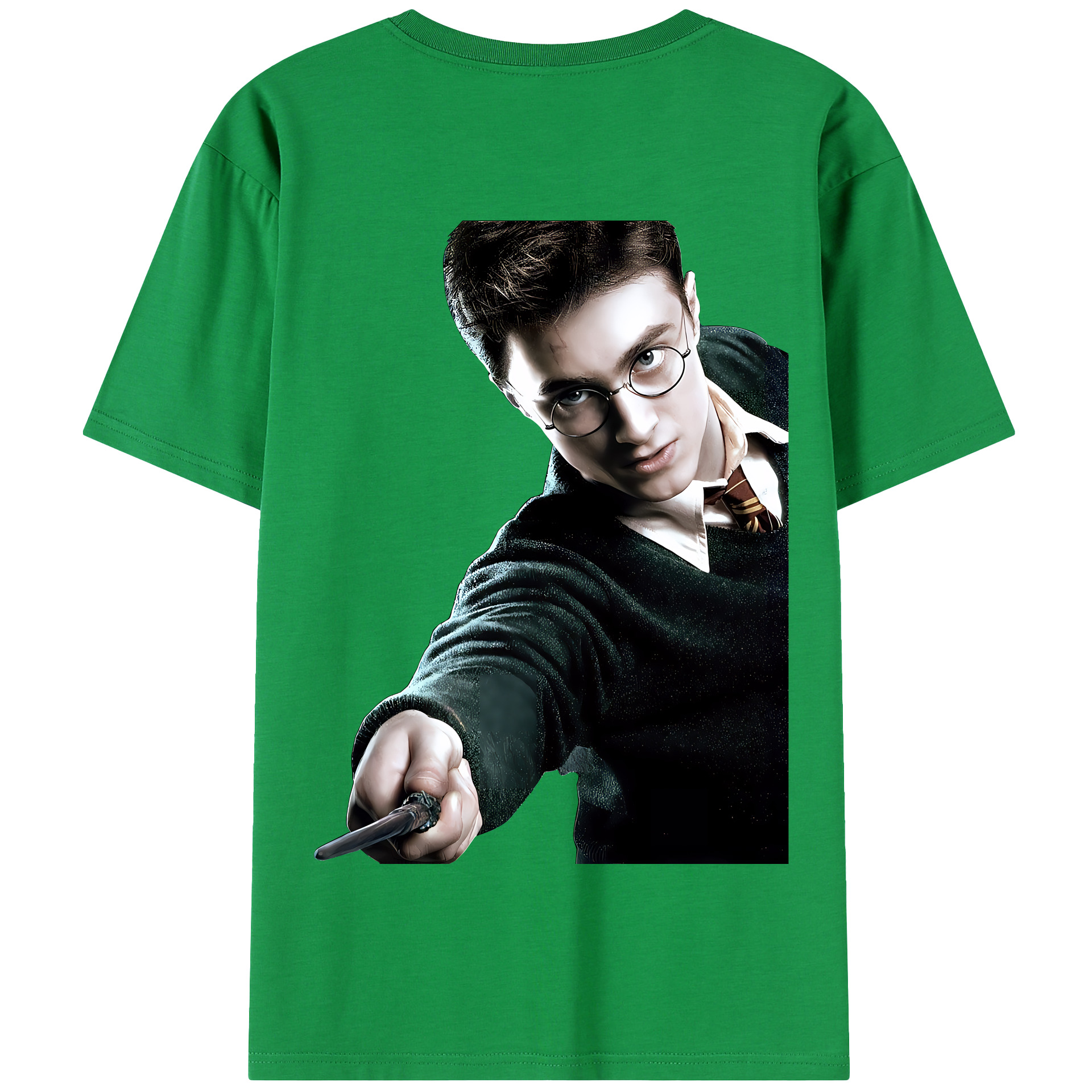 （画像用） Harry Potter ハリー・ポッターシリーズ 綿100％半袖Tシャツ（背面プリント）