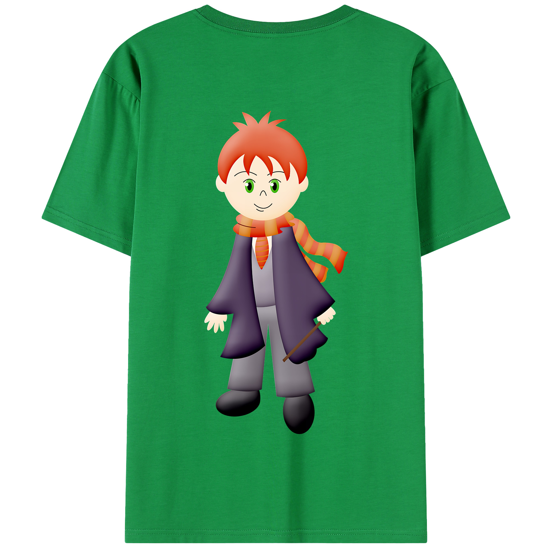 （画像用） Harry Potter ハリー・ポッターシリーズ 綿100％半袖Tシャツ（背面プリント）