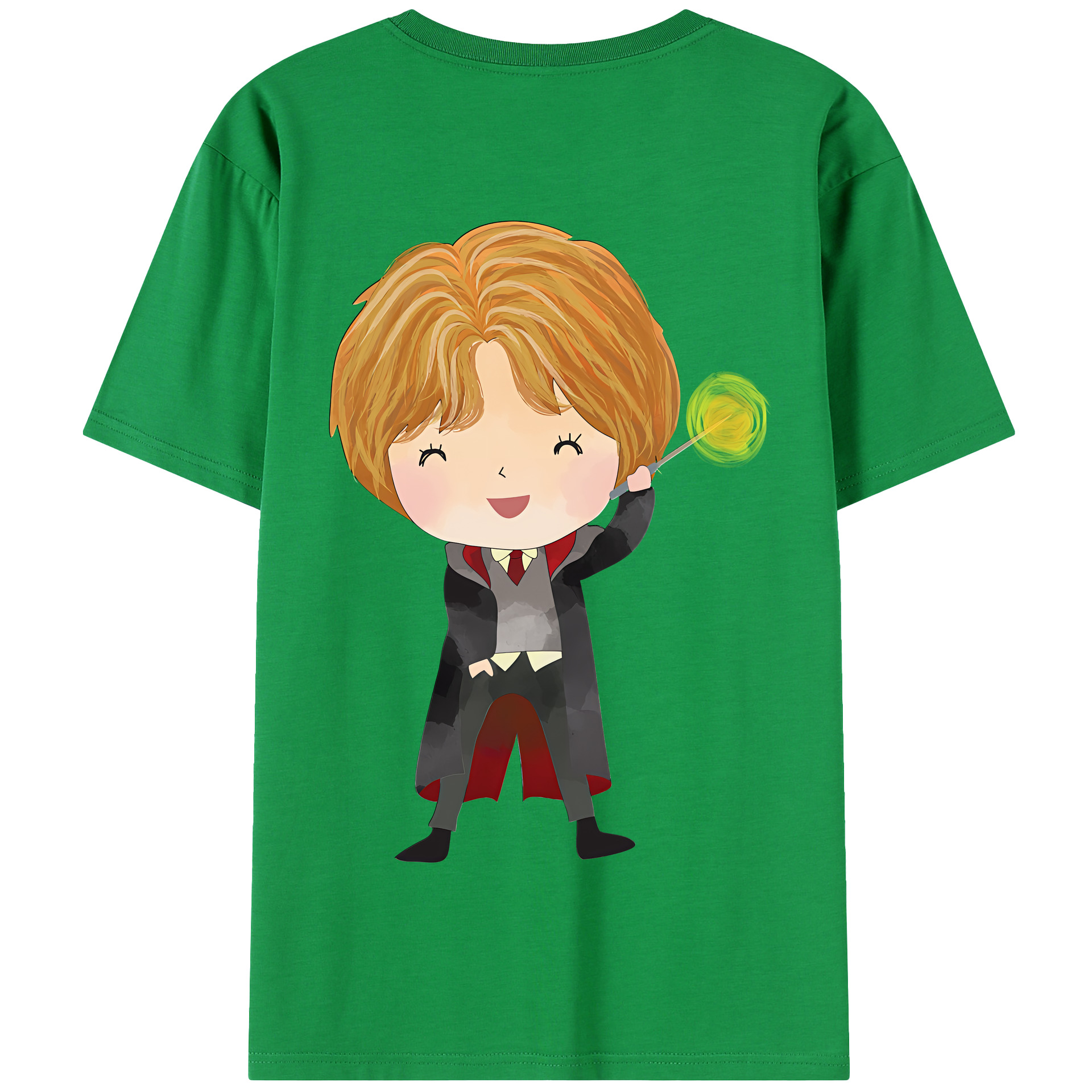 （画像用） Harry Potter ハリー・ポッターシリーズ 綿100％半袖Tシャツ（背面プリント）