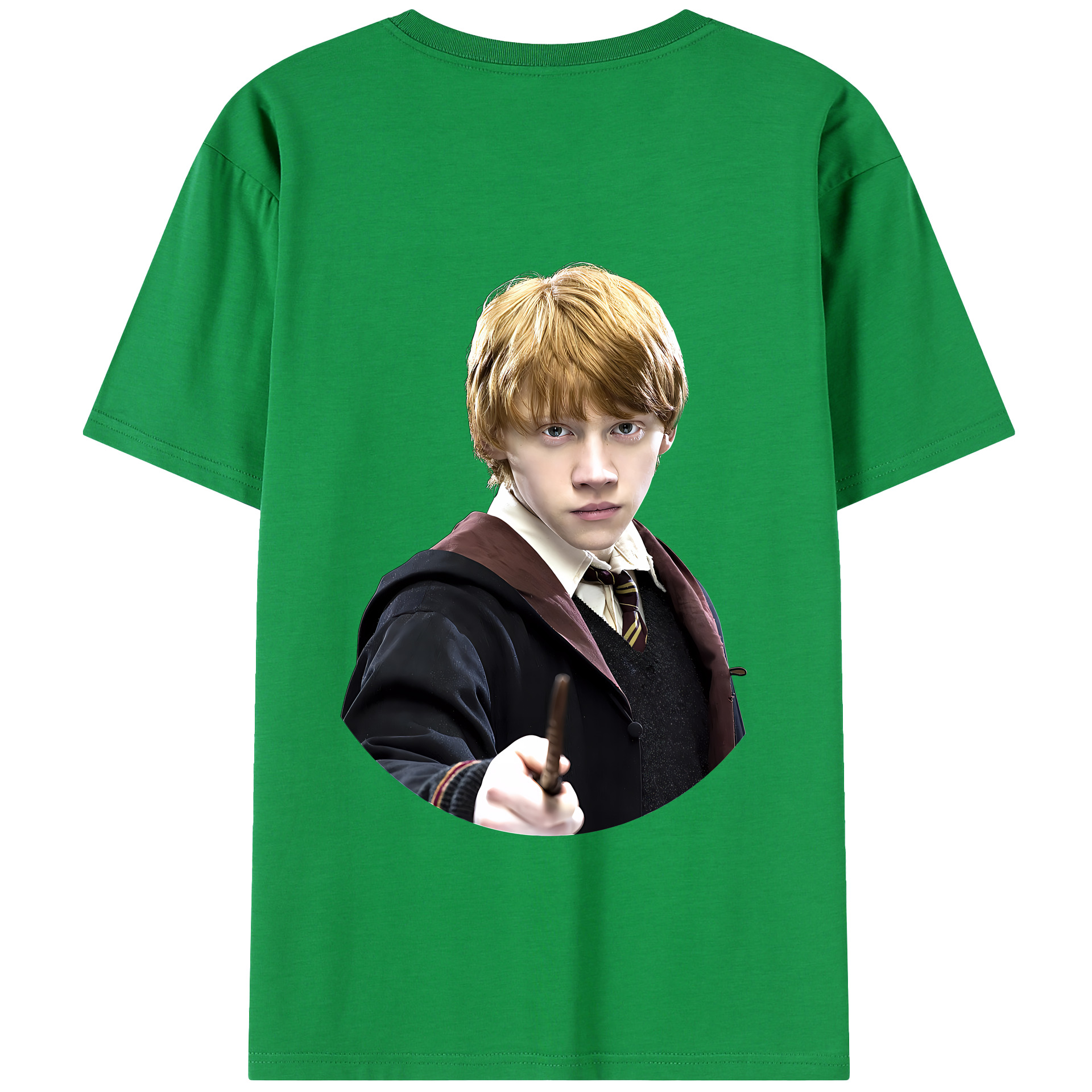 （画像用） Harry Potter ハリー・ポッターシリーズ 綿100％半袖Tシャツ（背面プリント）