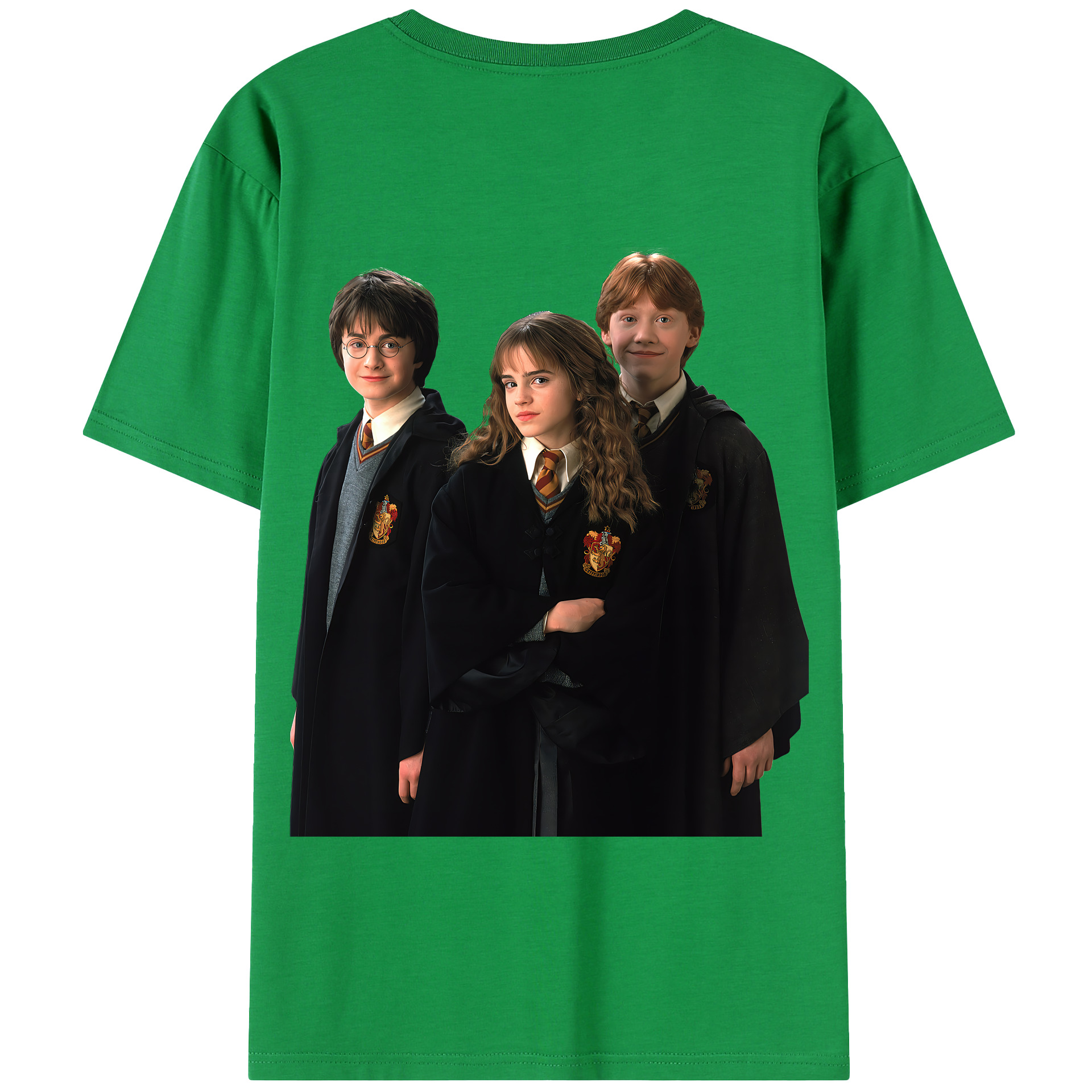（画像用） Harry Potter ハリー・ポッターシリーズ 綿100％半袖Tシャツ（背面プリント）