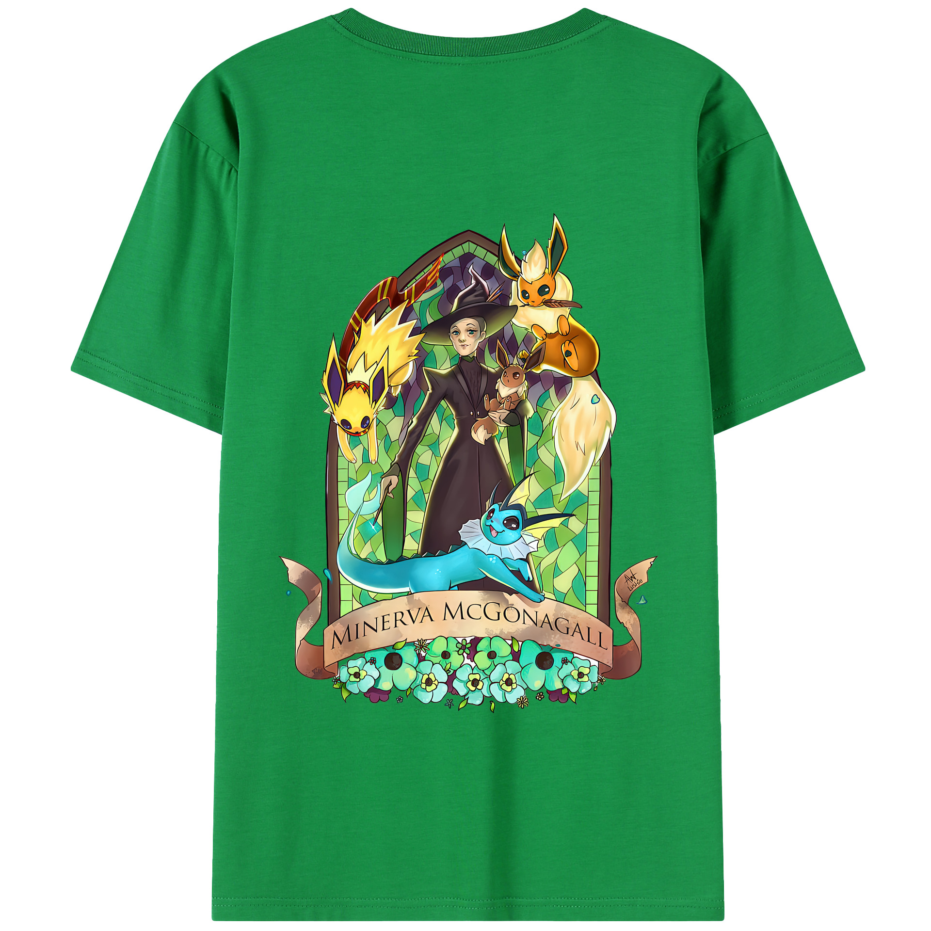 （画像用） Harry Potter ハリー・ポッターシリーズ 綿100％半袖Tシャツ（背面プリント）