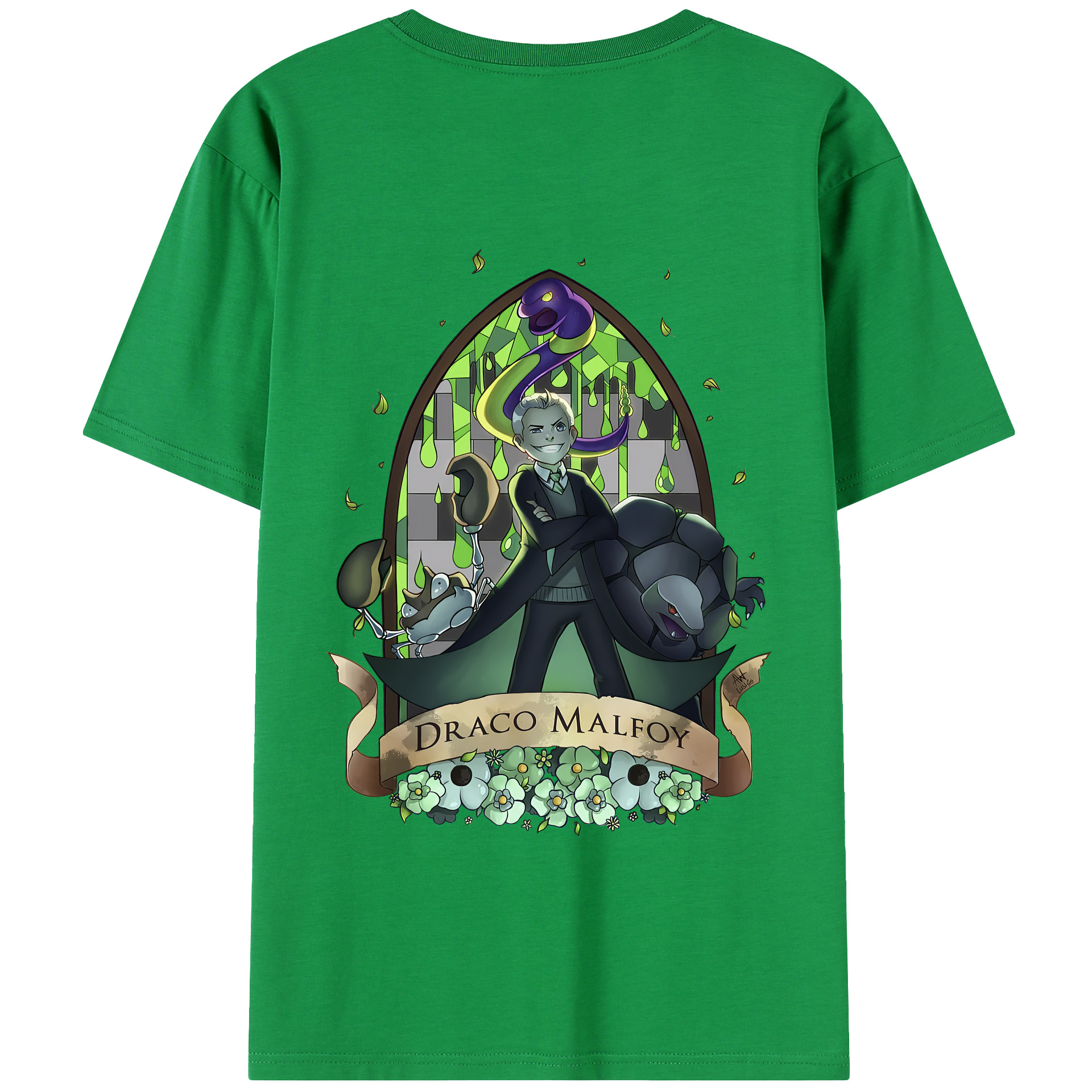 （画像用） Harry Potter ハリー・ポッターシリーズ 綿100％半袖Tシャツ（背面プリント）