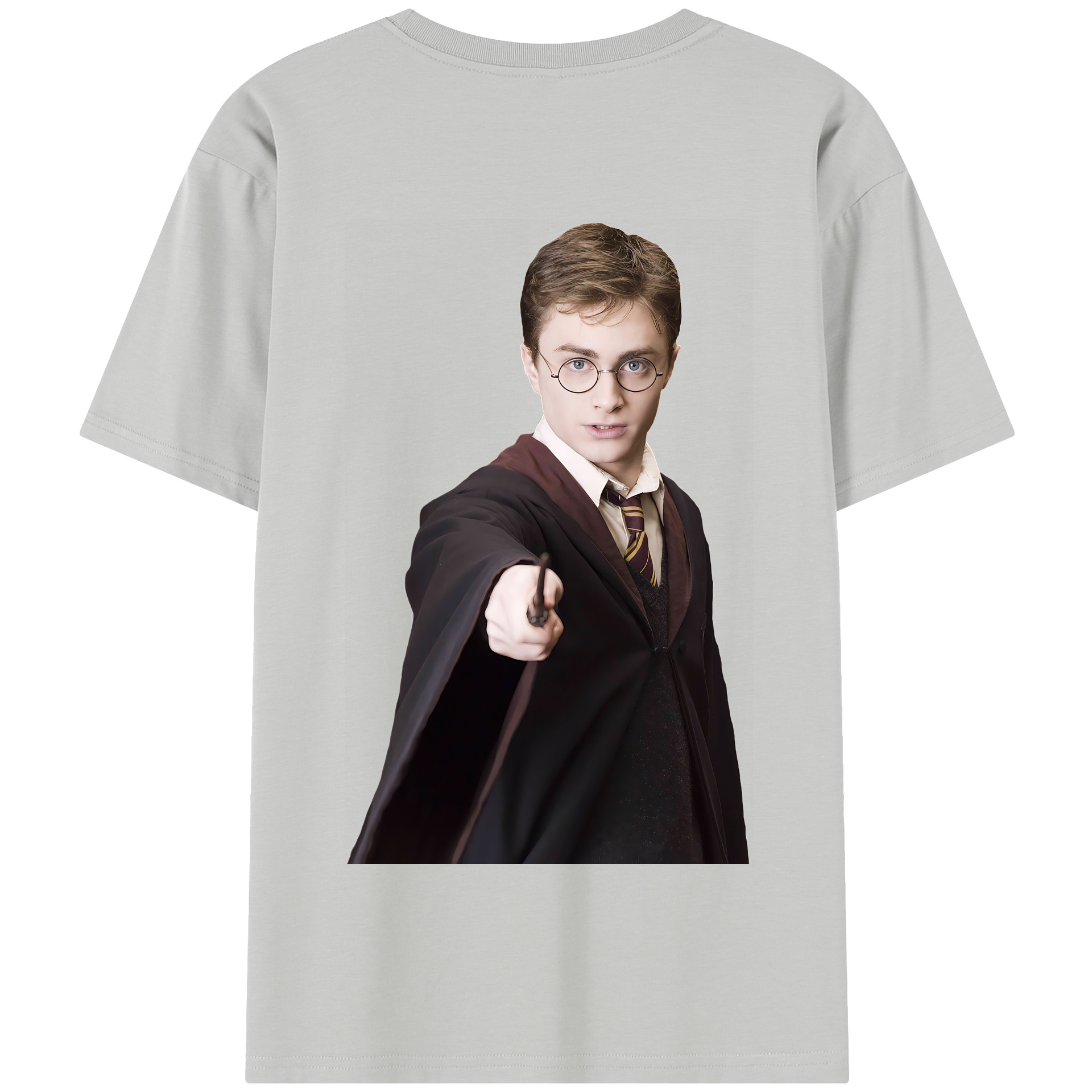 （画像用） Harry Potter ハリー・ポッターシリーズ 綿100％半袖Tシャツ（背面プリント）