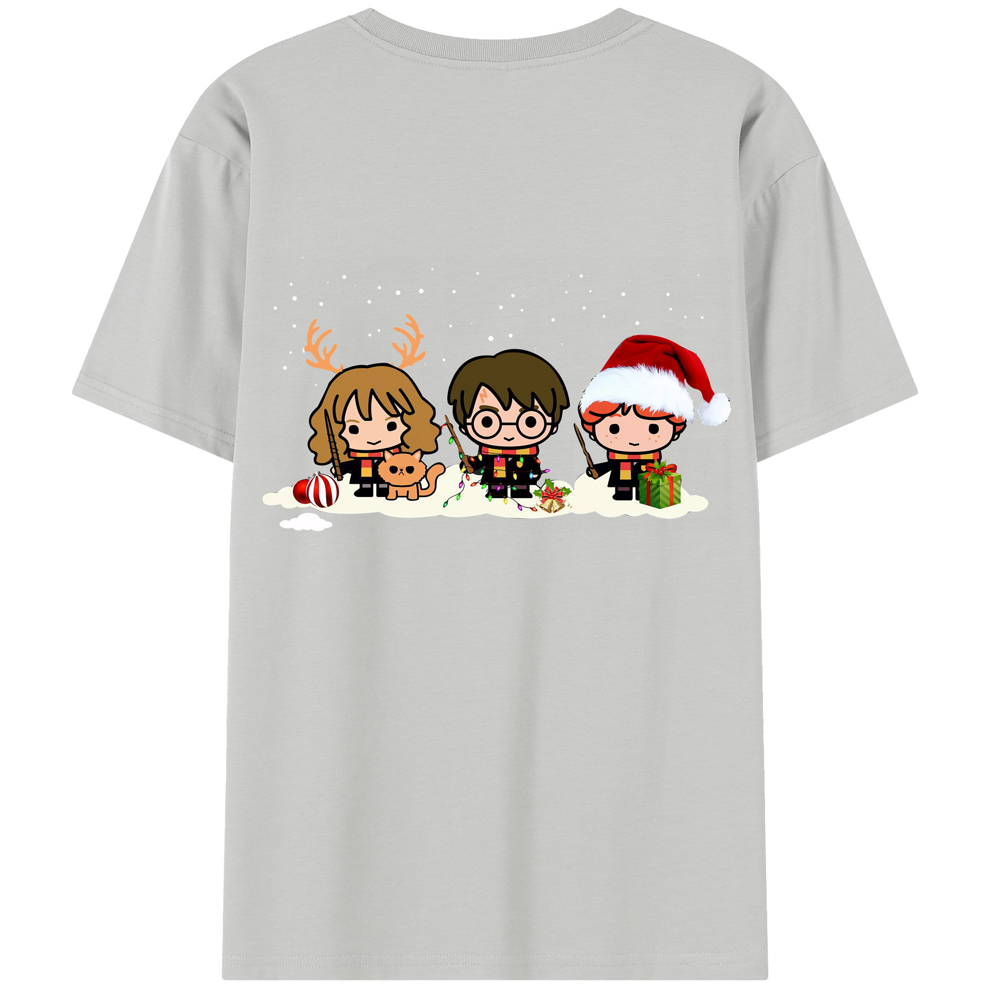 （画像用） Harry Potter ハリー・ポッターシリーズ 綿100％半袖Tシャツ（背面プリント）