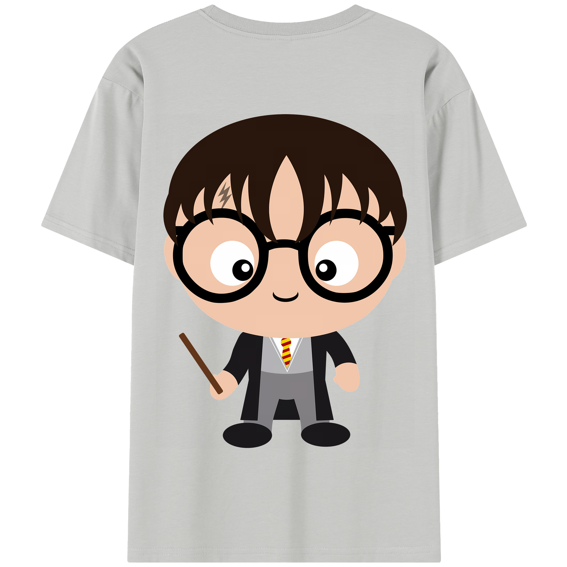 （画像用） Harry Potter ハリー・ポッターシリーズ 綿100％半袖Tシャツ（背面プリント）