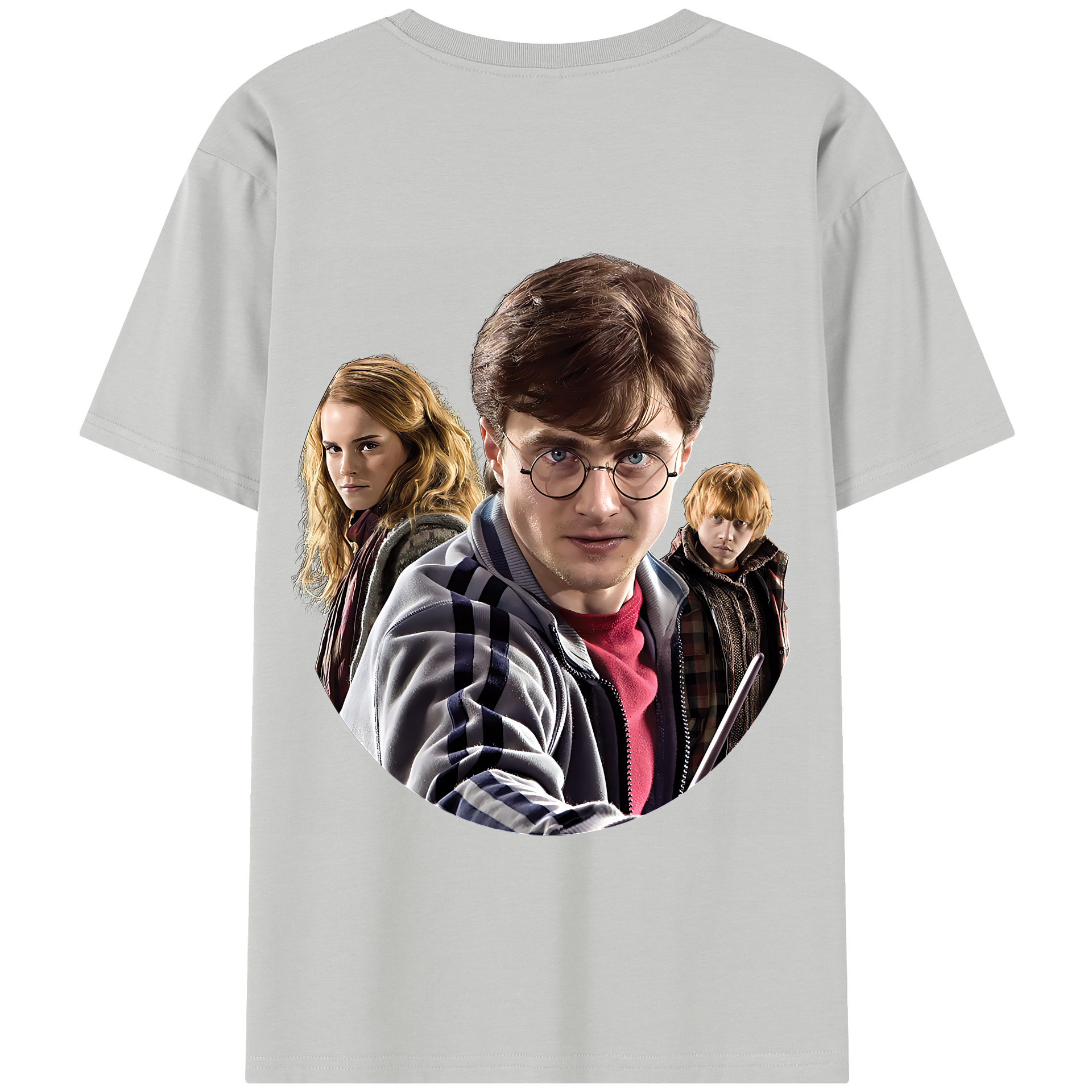 （画像用） Harry Potter ハリー・ポッターシリーズ 綿100％半袖Tシャツ（背面プリント）