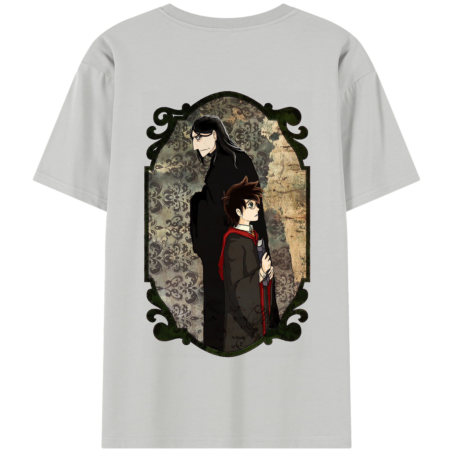 （画像用） Harry Potter ハリー・ポッターシリーズ 綿100％半袖Tシャツ（背面プリント）