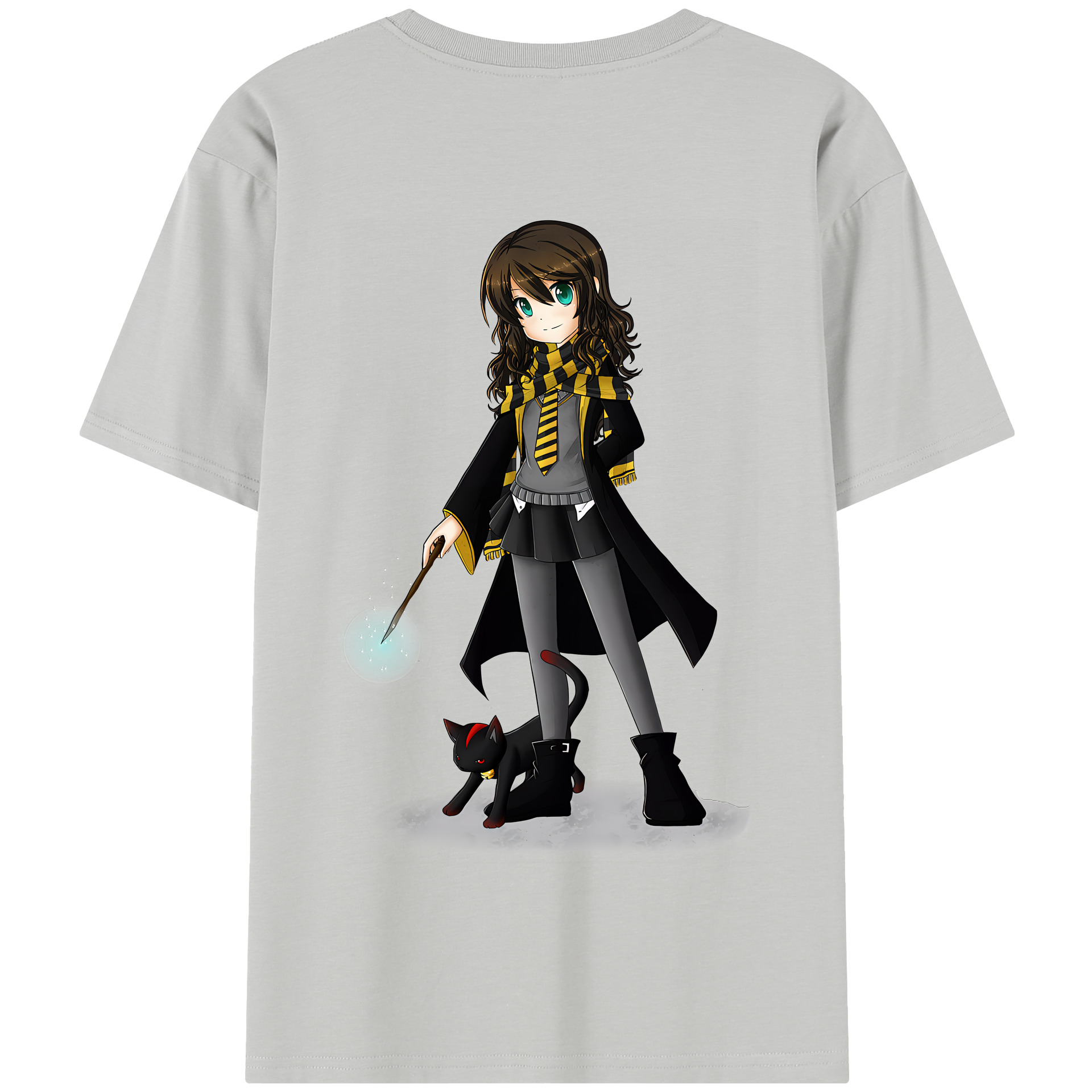 （画像用） Harry Potter ハリー・ポッターシリーズ 綿100％半袖Tシャツ（背面プリント）