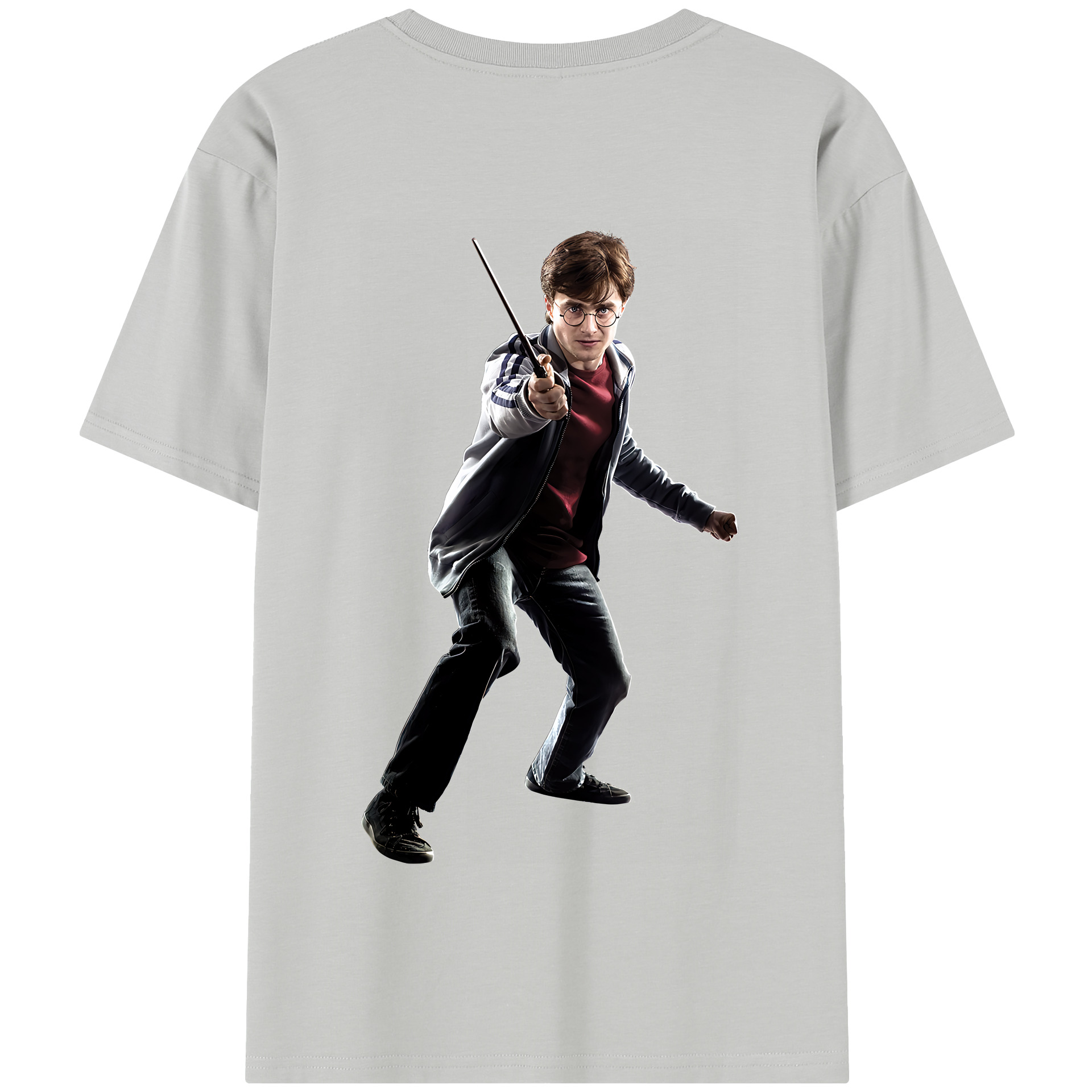 （画像用） Harry Potter ハリー・ポッターシリーズ 綿100％半袖Tシャツ（背面プリント）