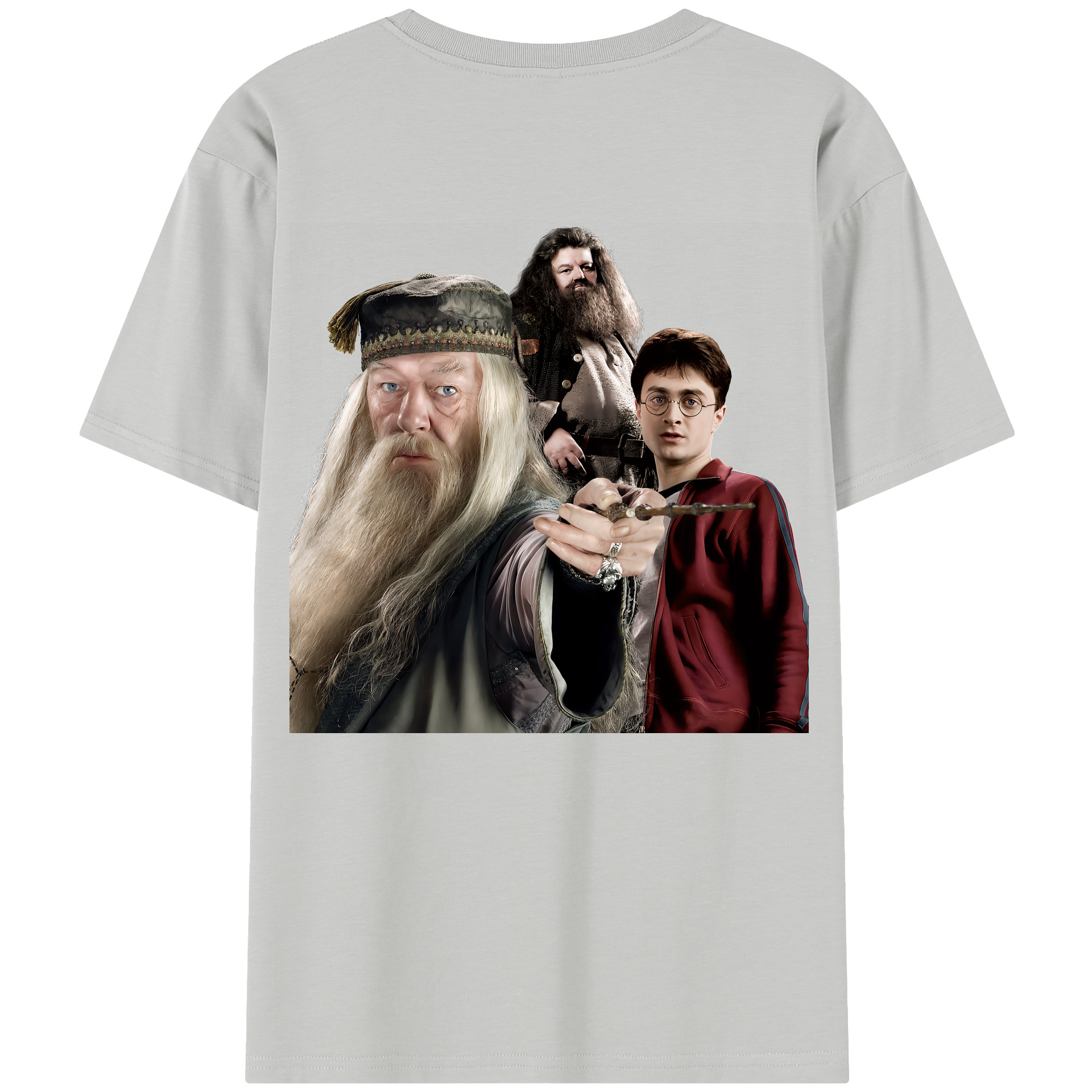 （画像用） Harry Potter ハリー・ポッターシリーズ 綿100％半袖Tシャツ（背面プリント）