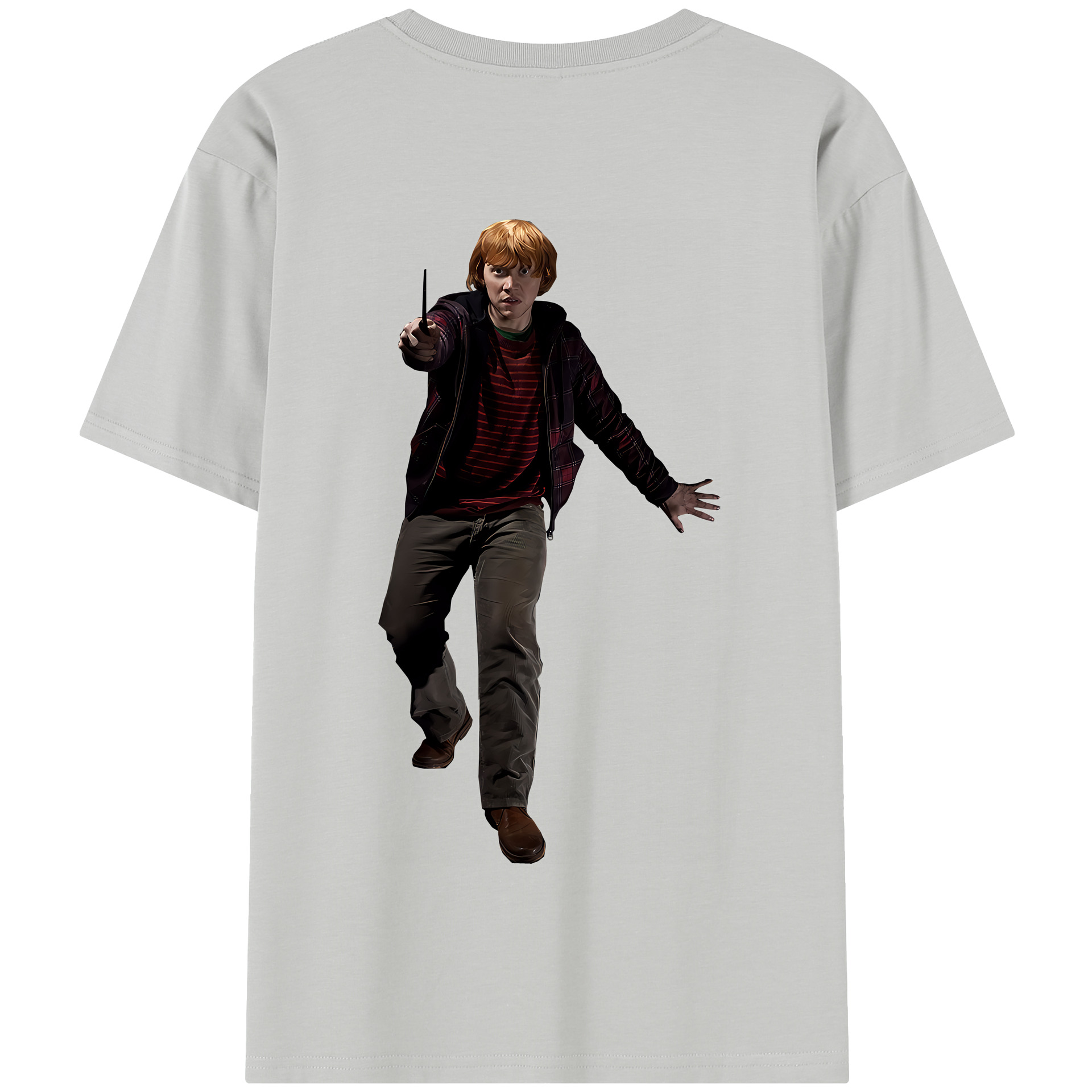 （画像用） Harry Potter ハリー・ポッターシリーズ 綿100％半袖Tシャツ（背面プリント）