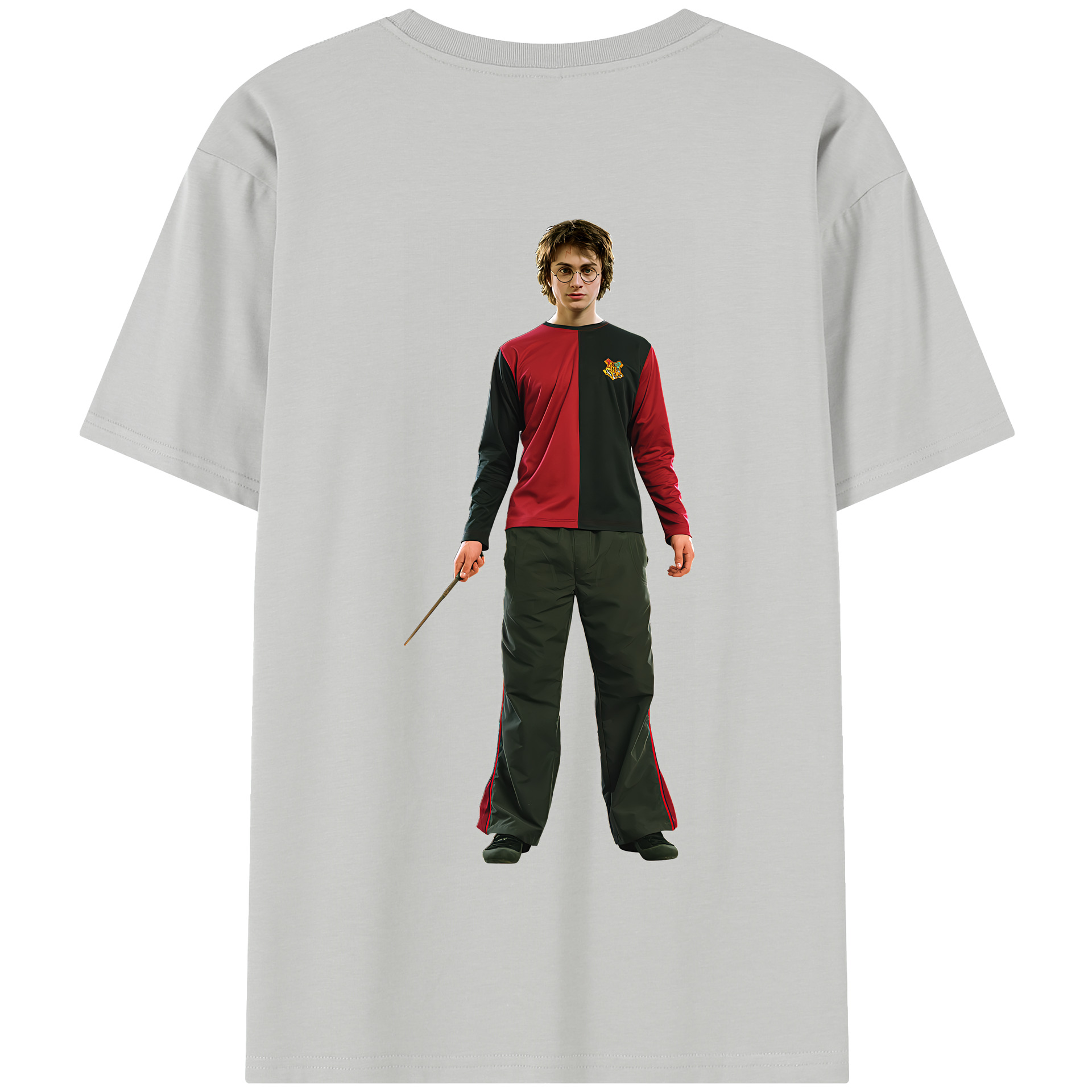（画像用） Harry Potter ハリー・ポッターシリーズ 綿100％半袖Tシャツ（背面プリント）