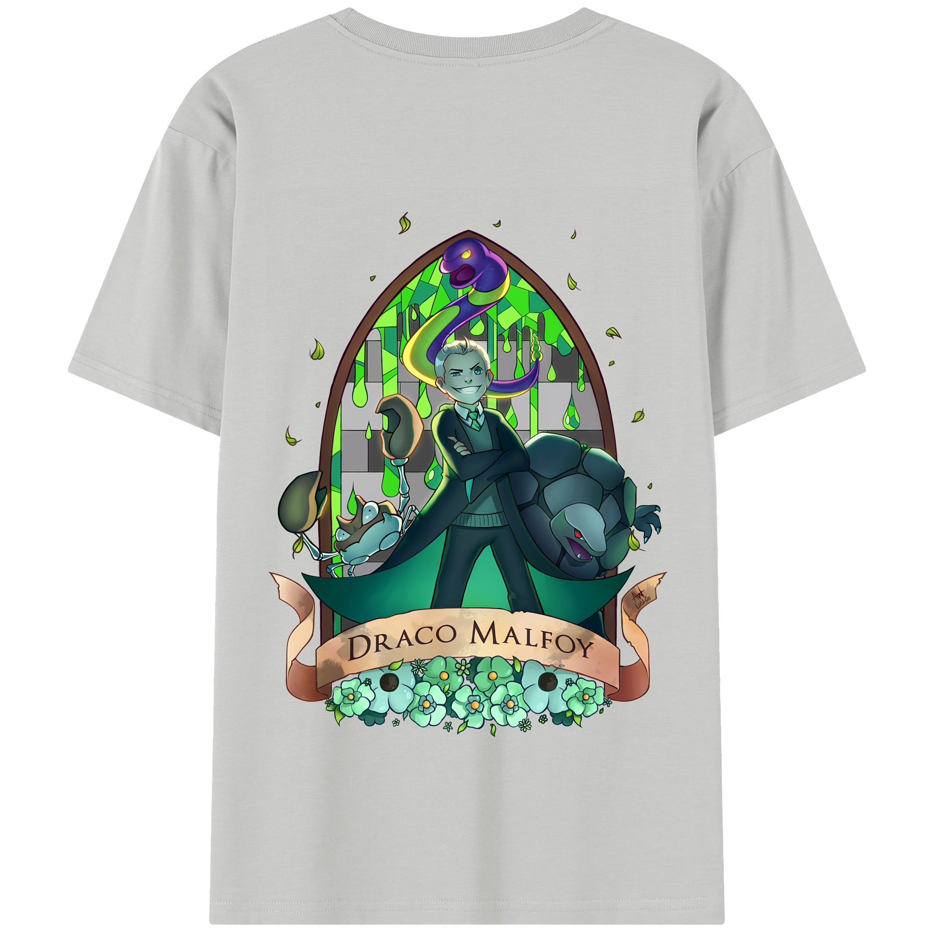 （画像用） Harry Potter ハリー・ポッターシリーズ 綿100％半袖Tシャツ（背面プリント）