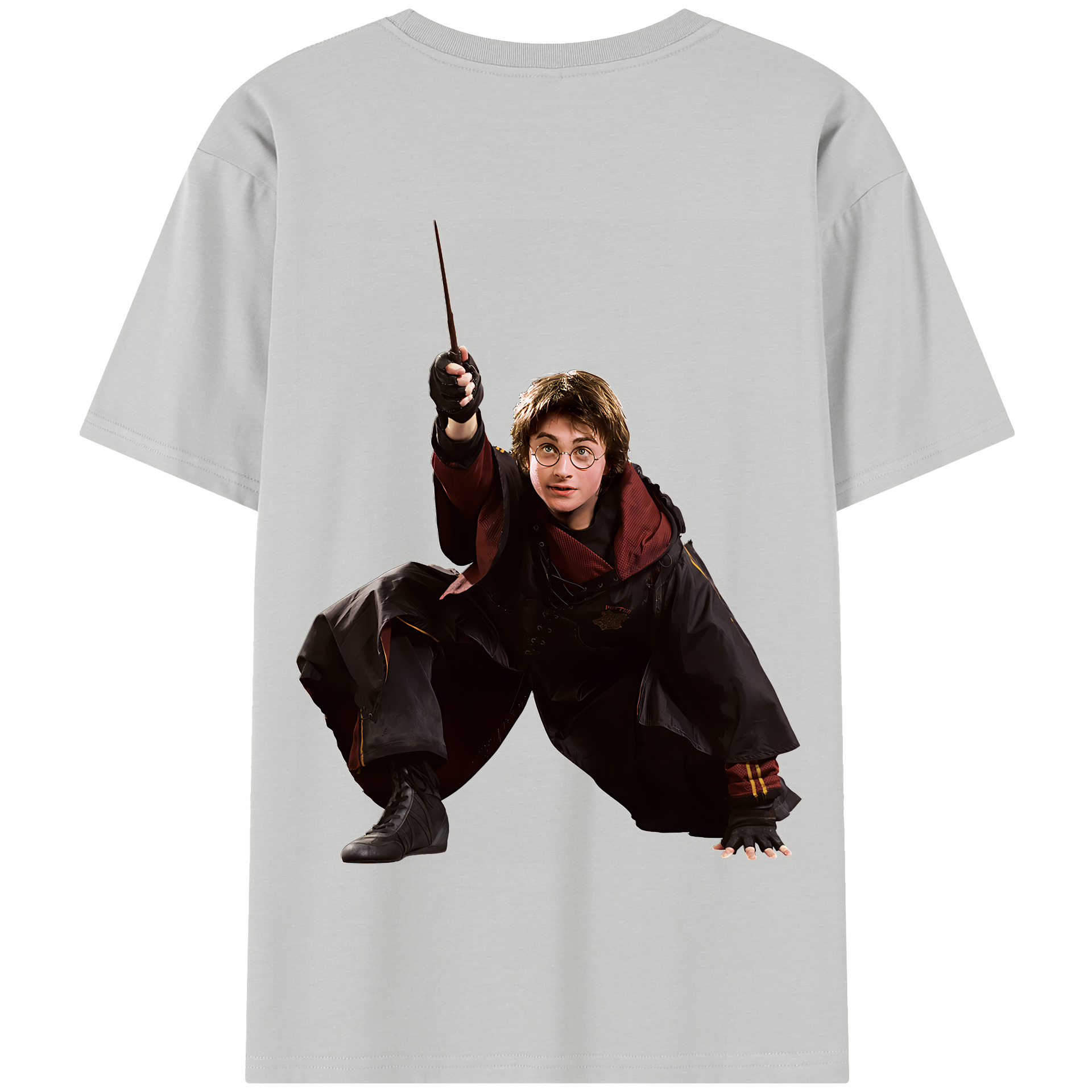 （画像用） Harry Potter ハリー・ポッターシリーズ 綿100％半袖Tシャツ（背面プリント）
