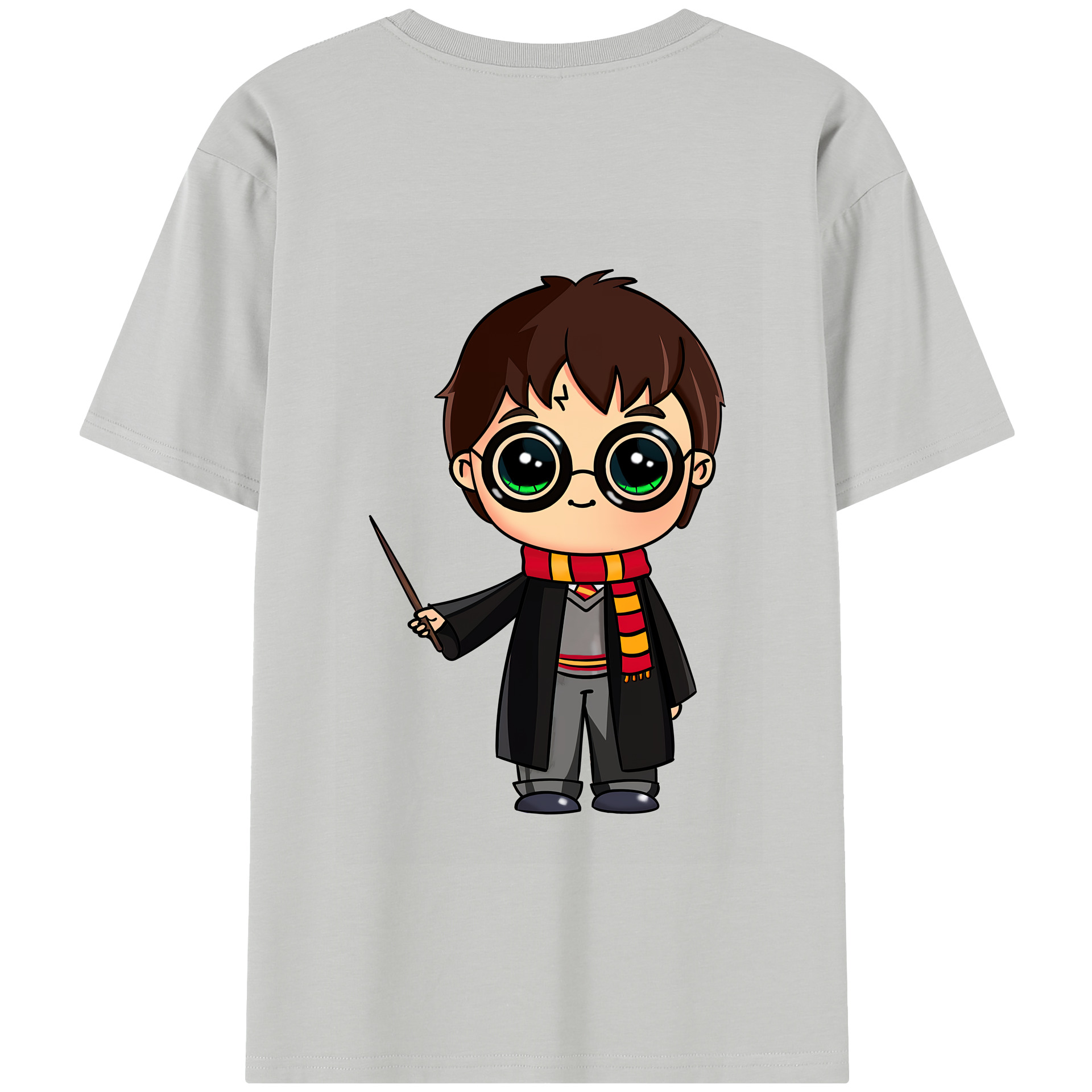 （画像用） Harry Potter ハリー・ポッターシリーズ 綿100％半袖Tシャツ（背面プリント）