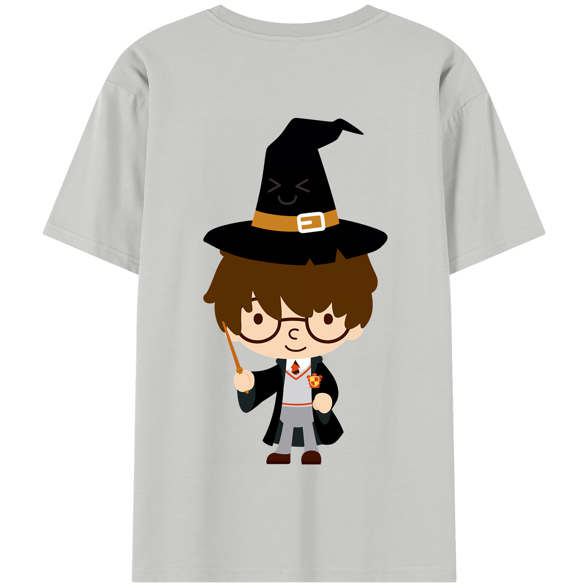 （画像用） Harry Potter ハリー・ポッターシリーズ 綿100％半袖Tシャツ（背面プリント）