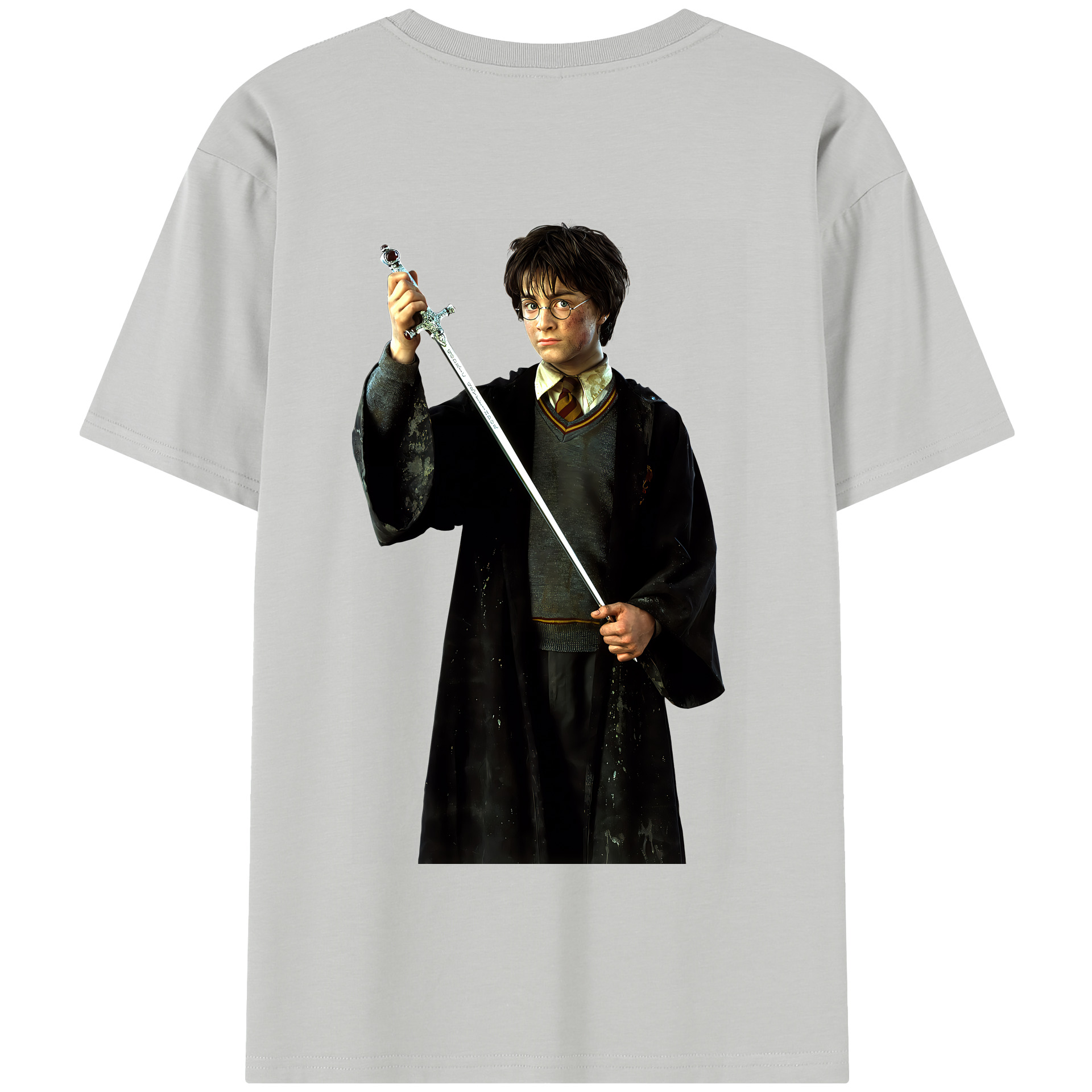 （画像用） Harry Potter ハリー・ポッターシリーズ 綿100％半袖Tシャツ（背面プリント）